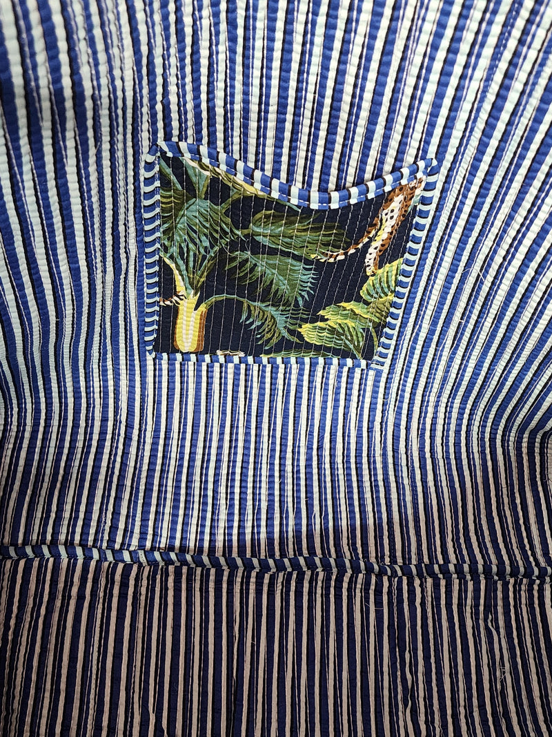Quilted Jungle Print Handmade Tote Bags