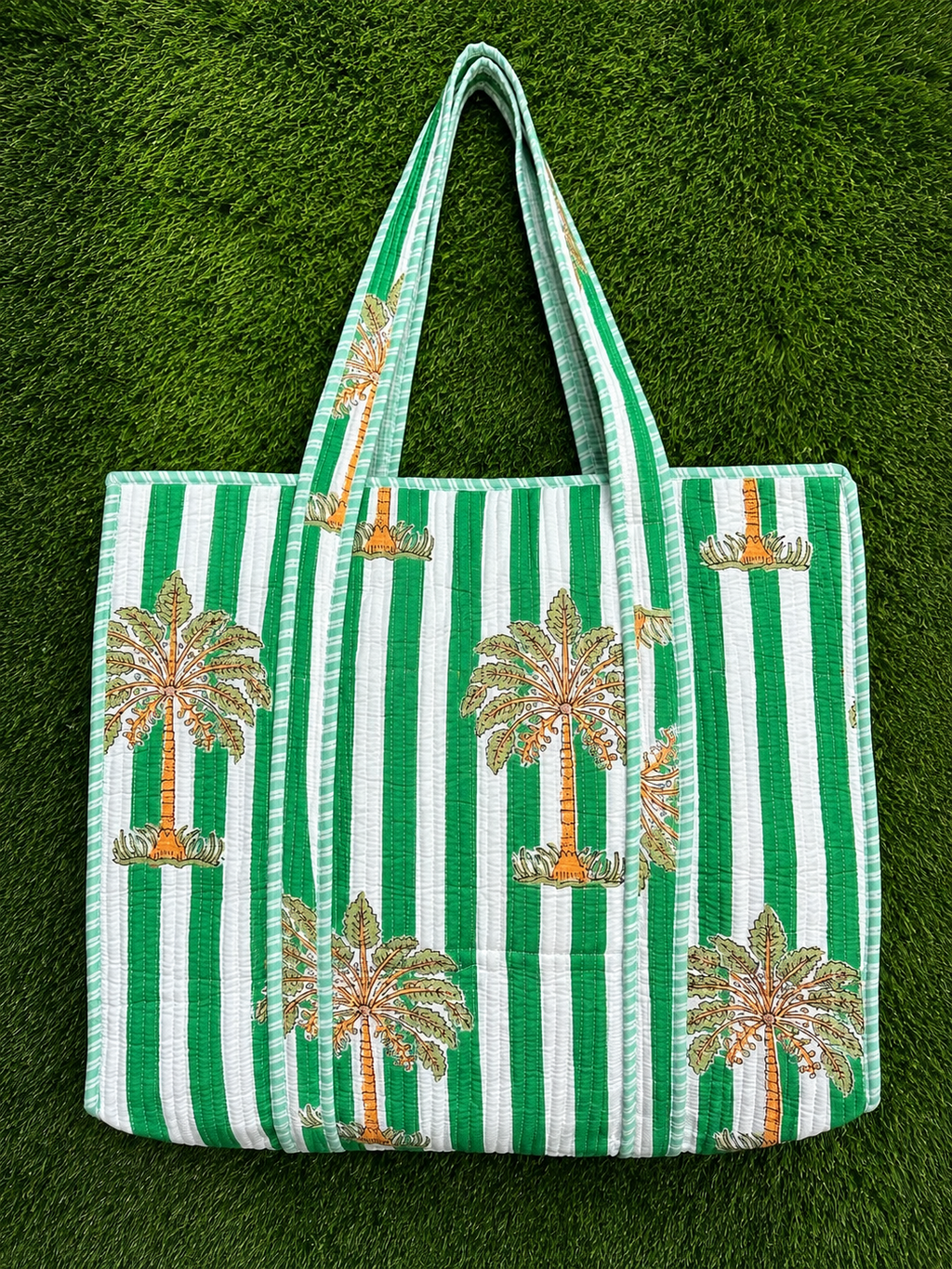 Handmade cotton tote bag -travel & office bags