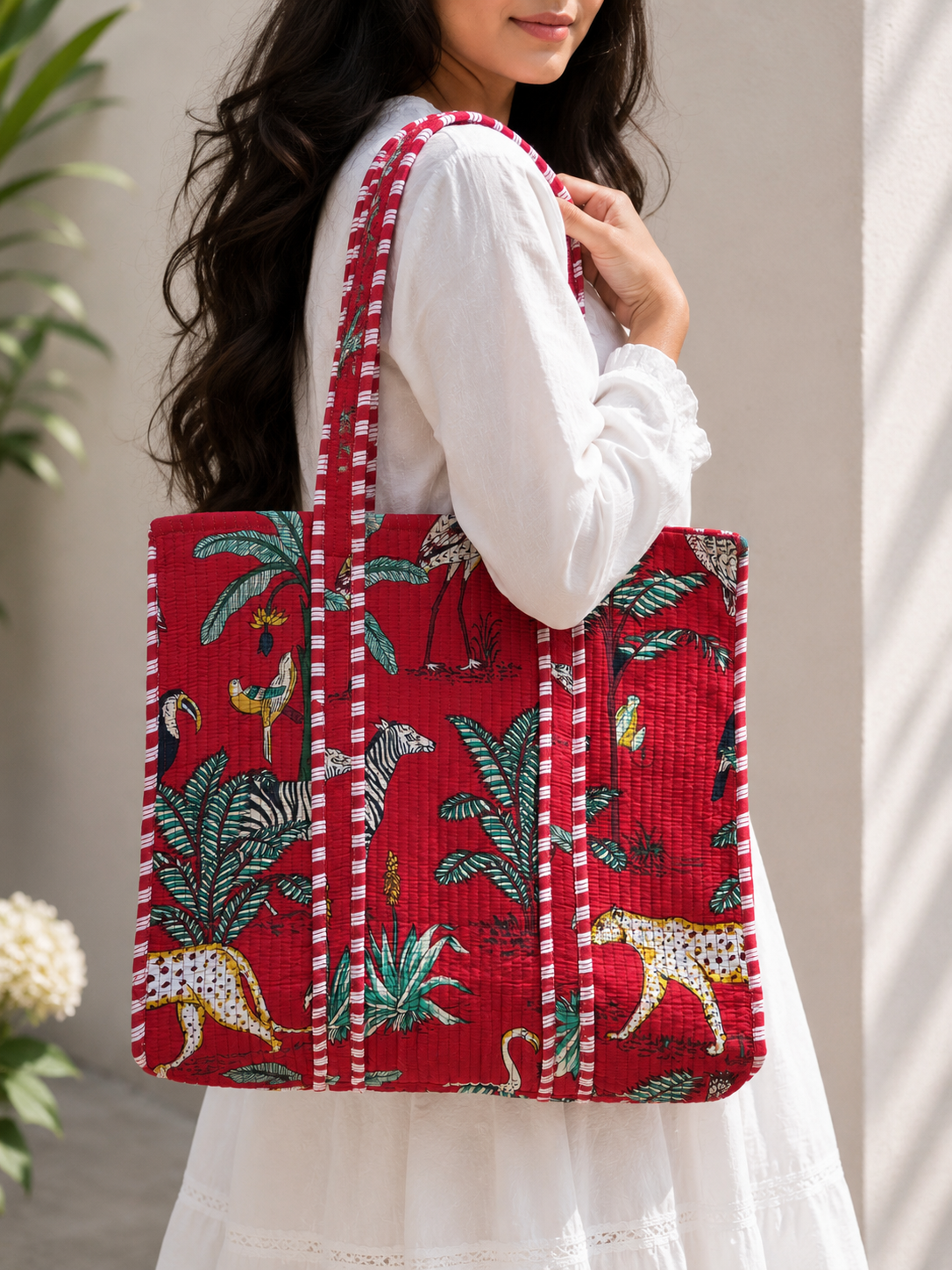 Printed Tote Bag For Daily Use