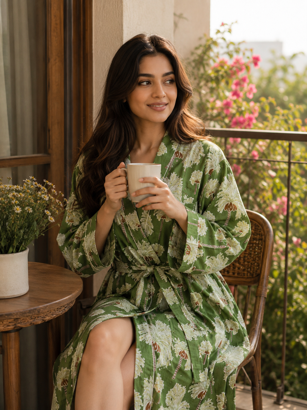 Cotton Bathrobe For Women