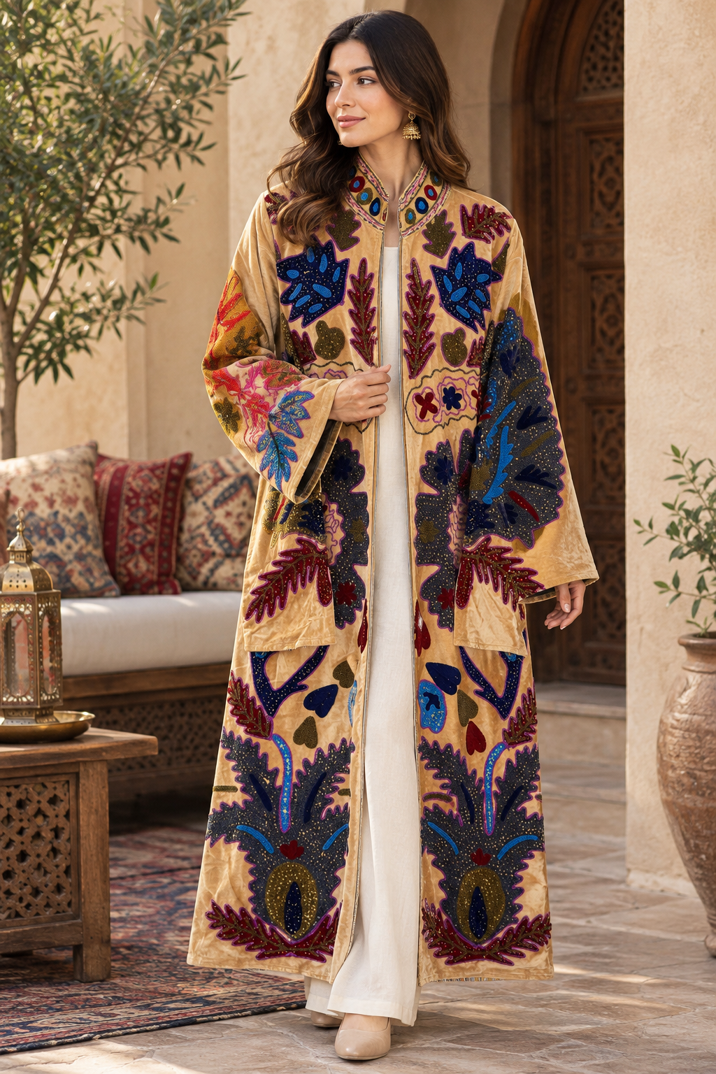 Image of Handmade Velvet Jacket for Women