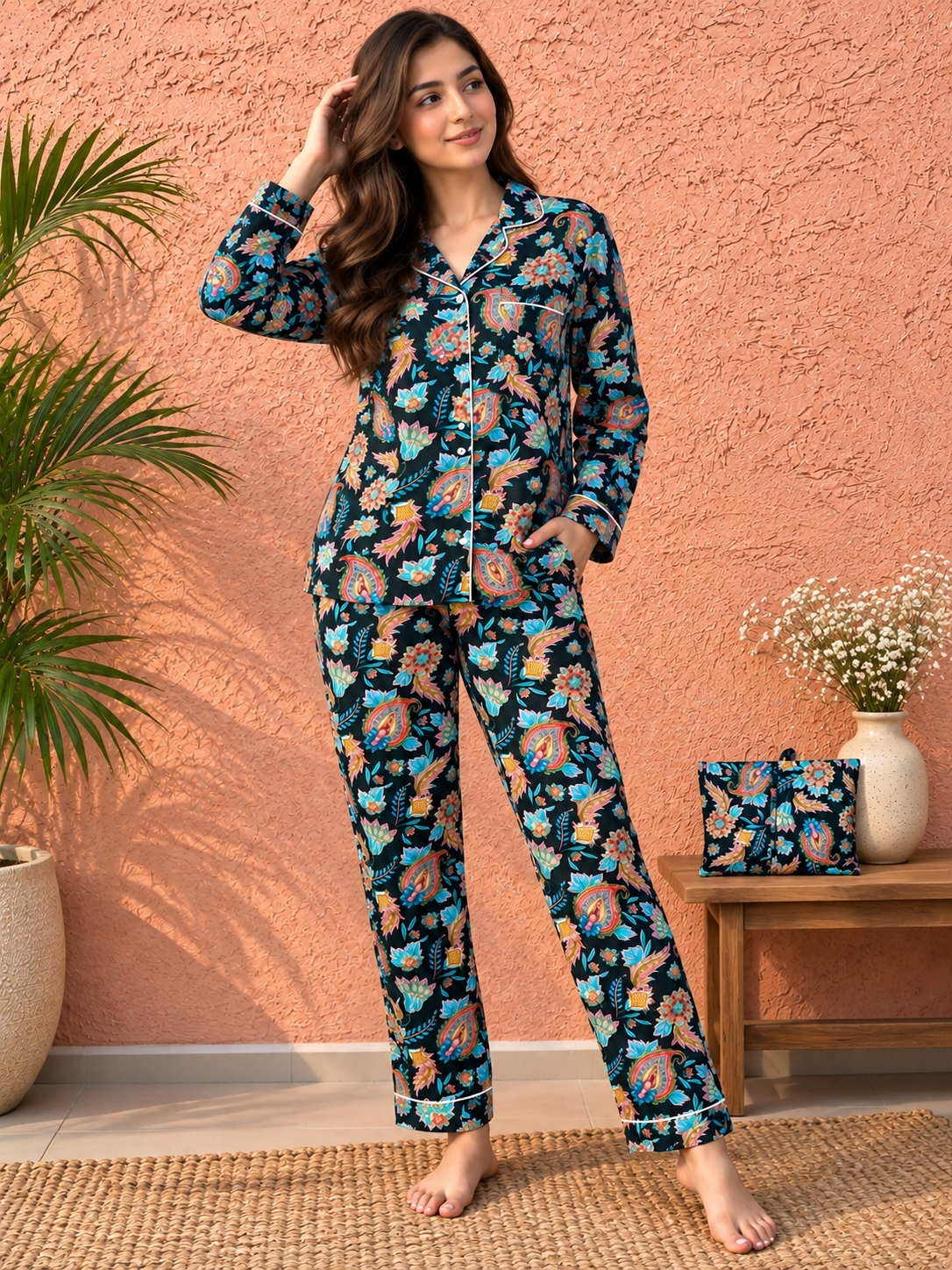 Pyjama Set Printed Cotton