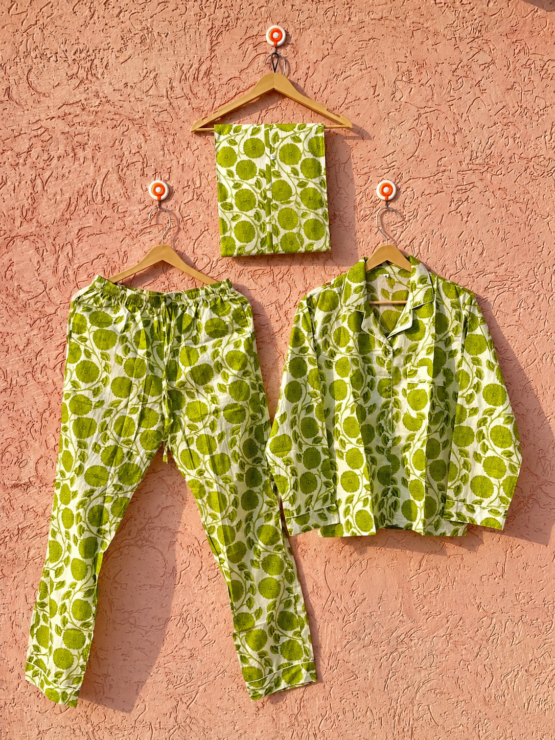 100% Cotton Floral Printed Night Suit