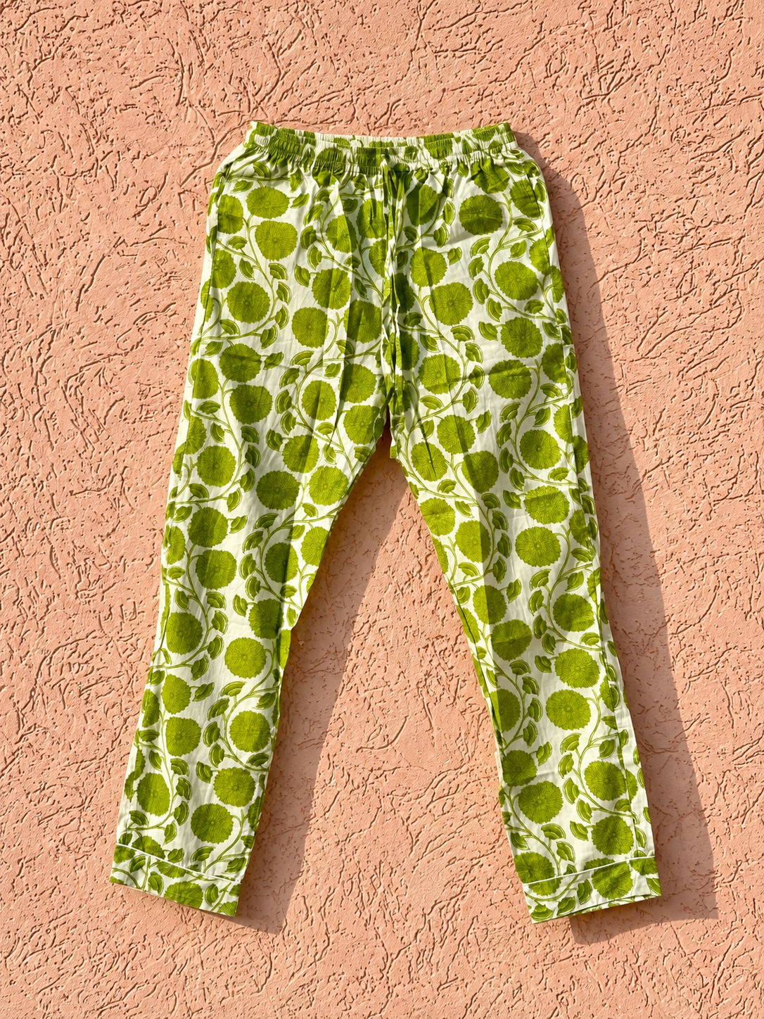 Image of 100% Cotton Floral Printed Night Suit