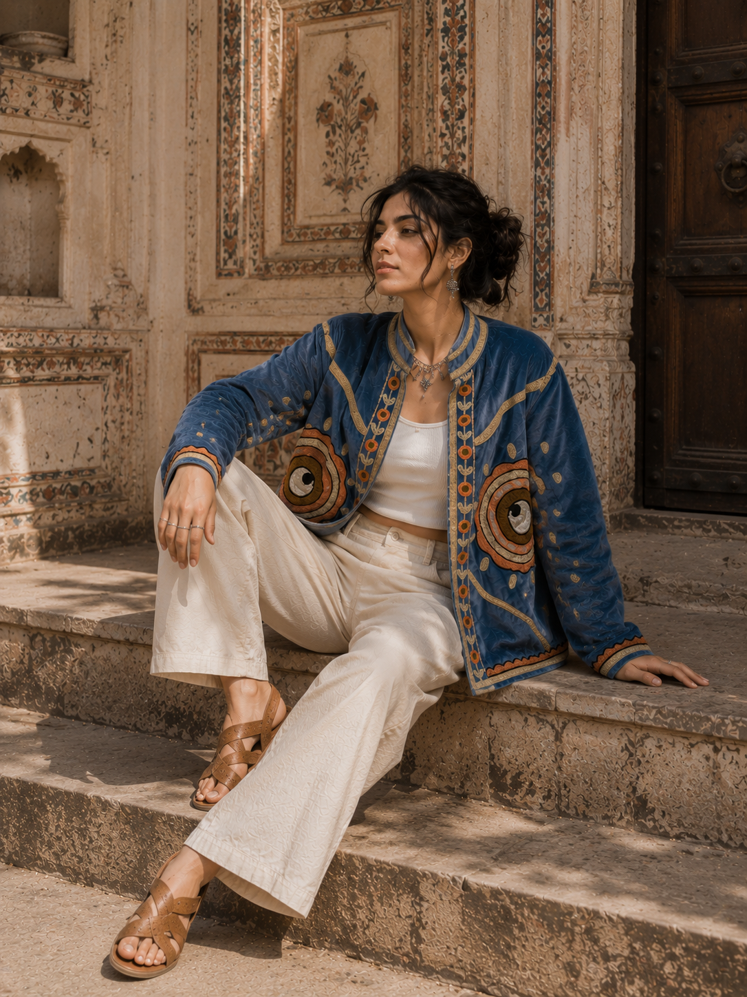 Image of suzani winterwear jacket me & women