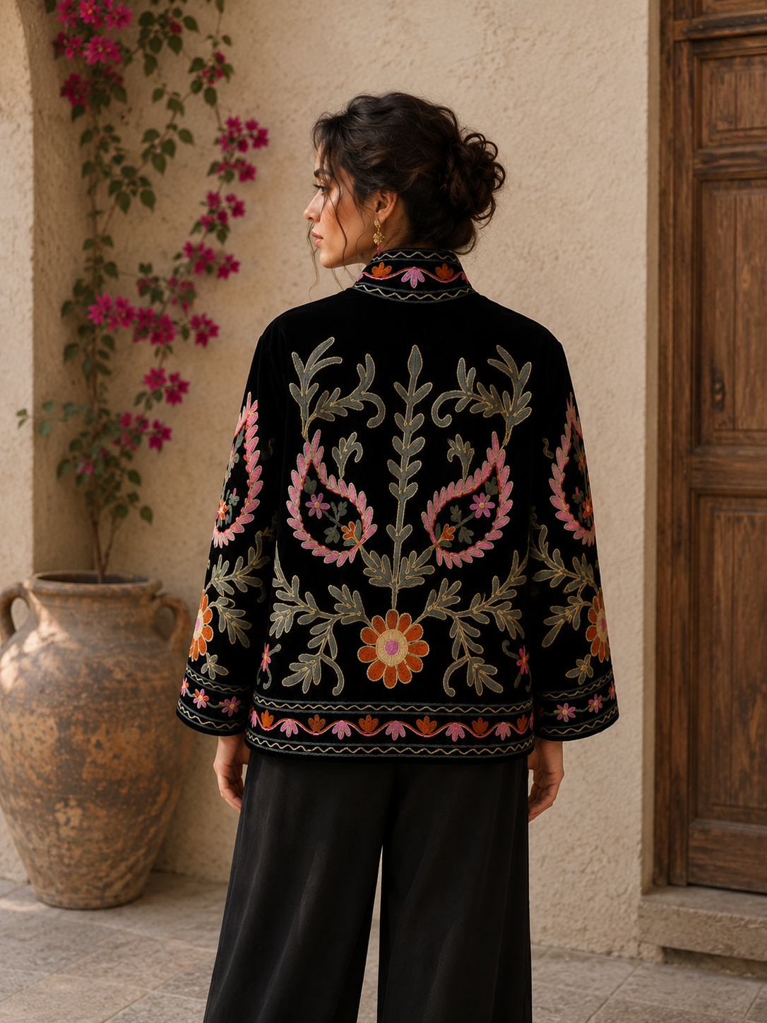 Suzani velvet jacket for men & women