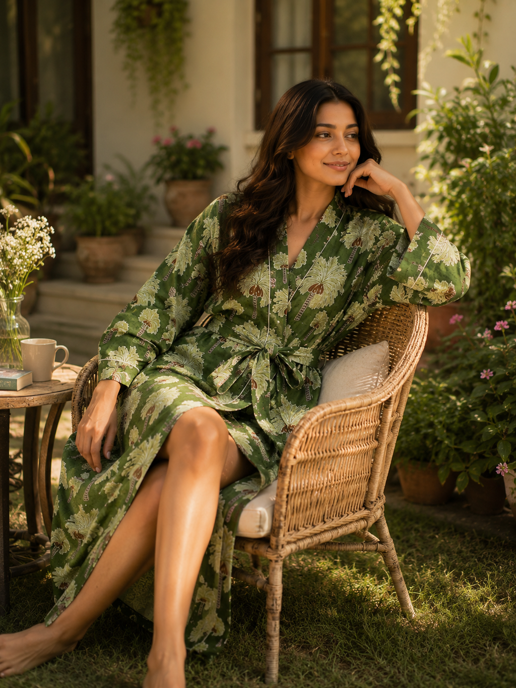 Cotton Bathrobe For Women