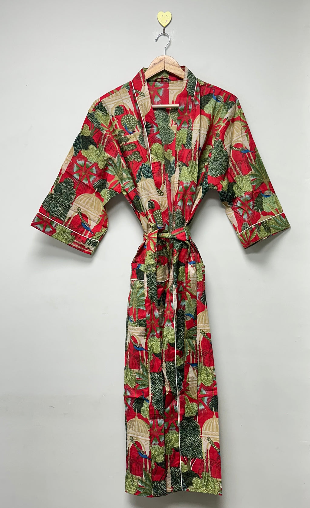 Floral Kimono Bathrobe For Women