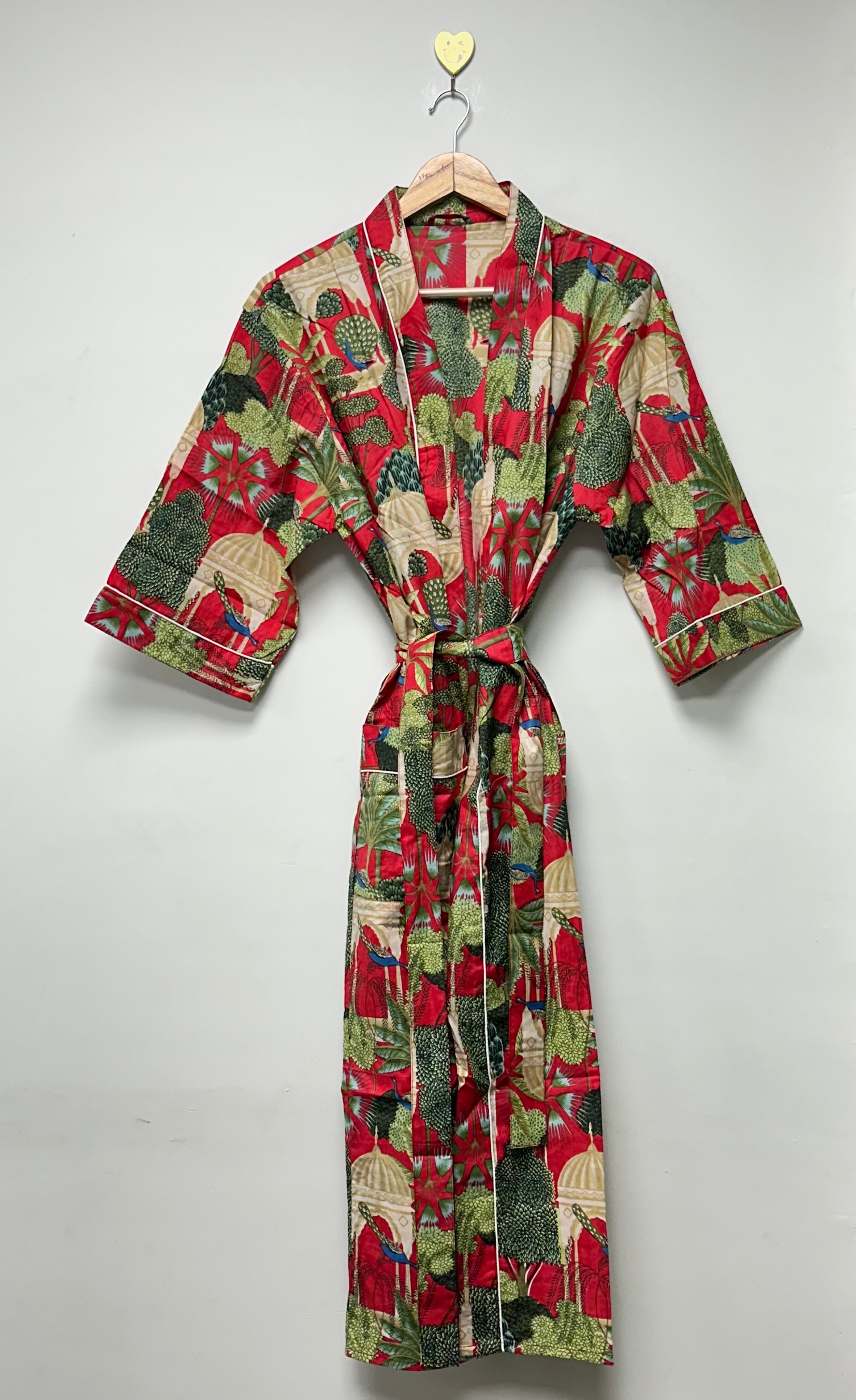 Floral Kimono Bathrobe For Women