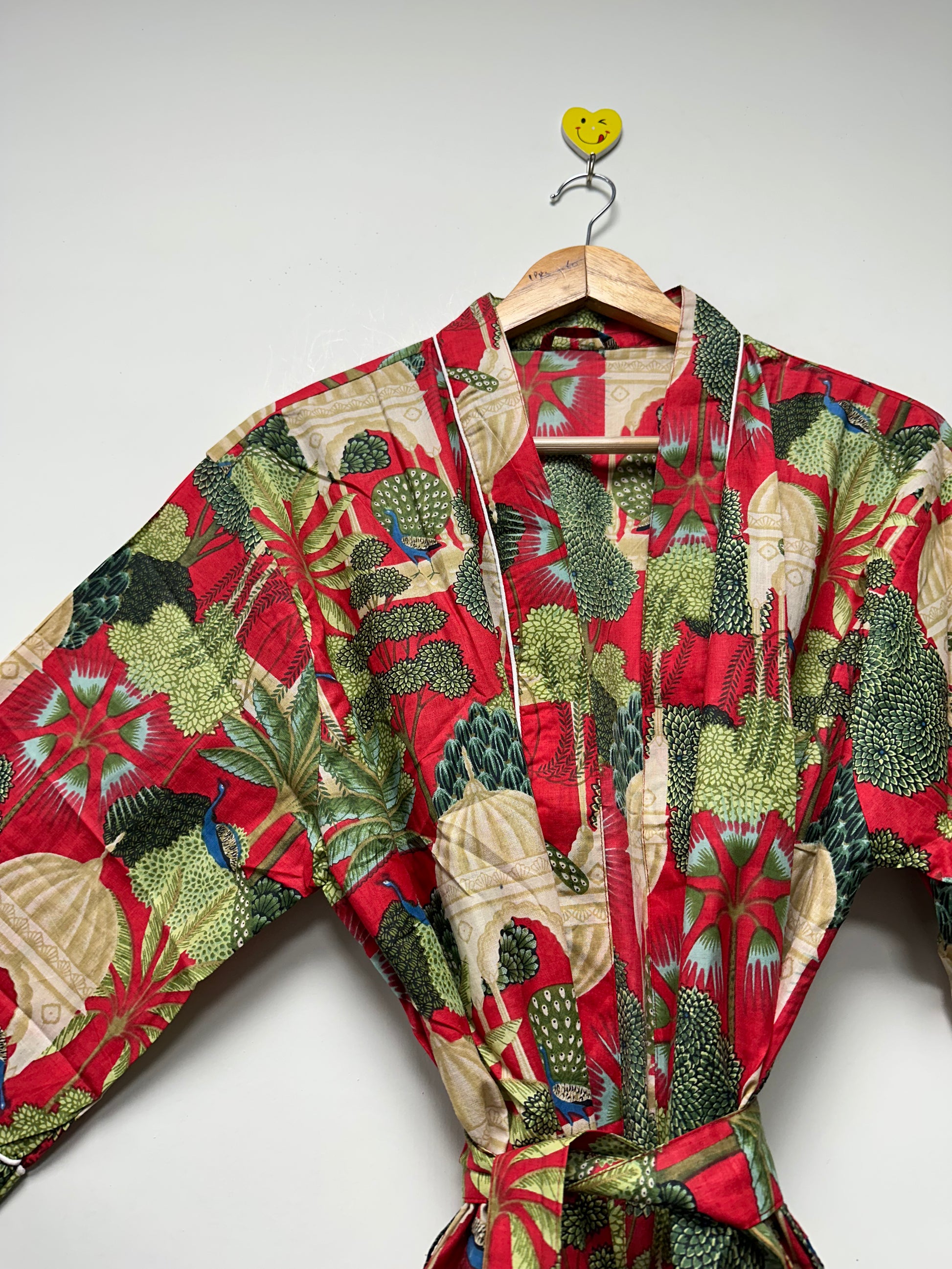 Floral Printed Bathrobe For Women