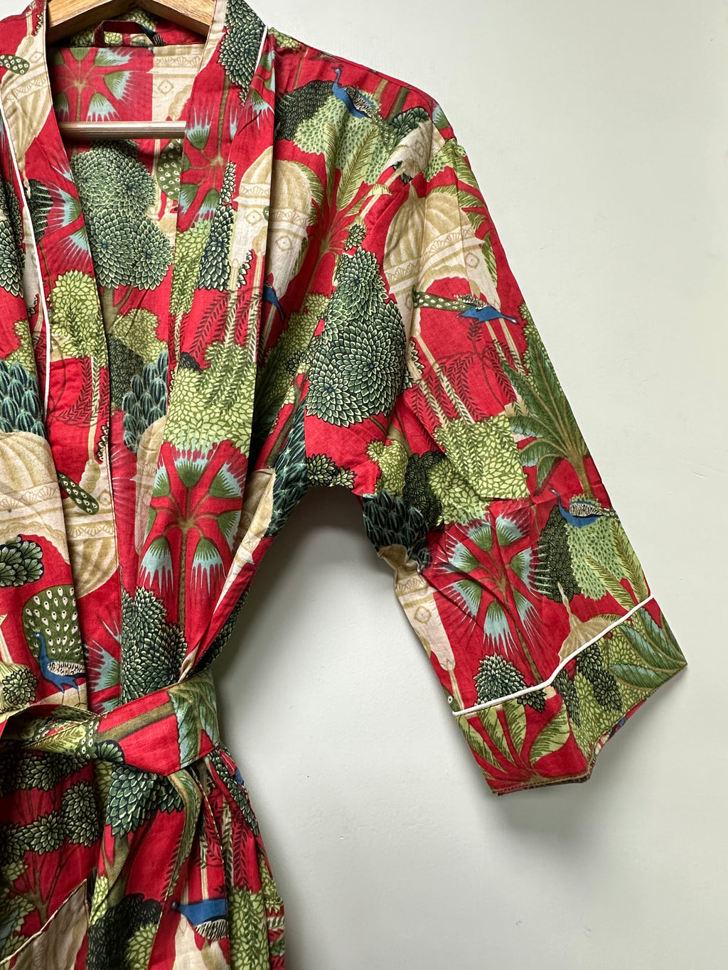 Floral Kimono Bathrobe For Women