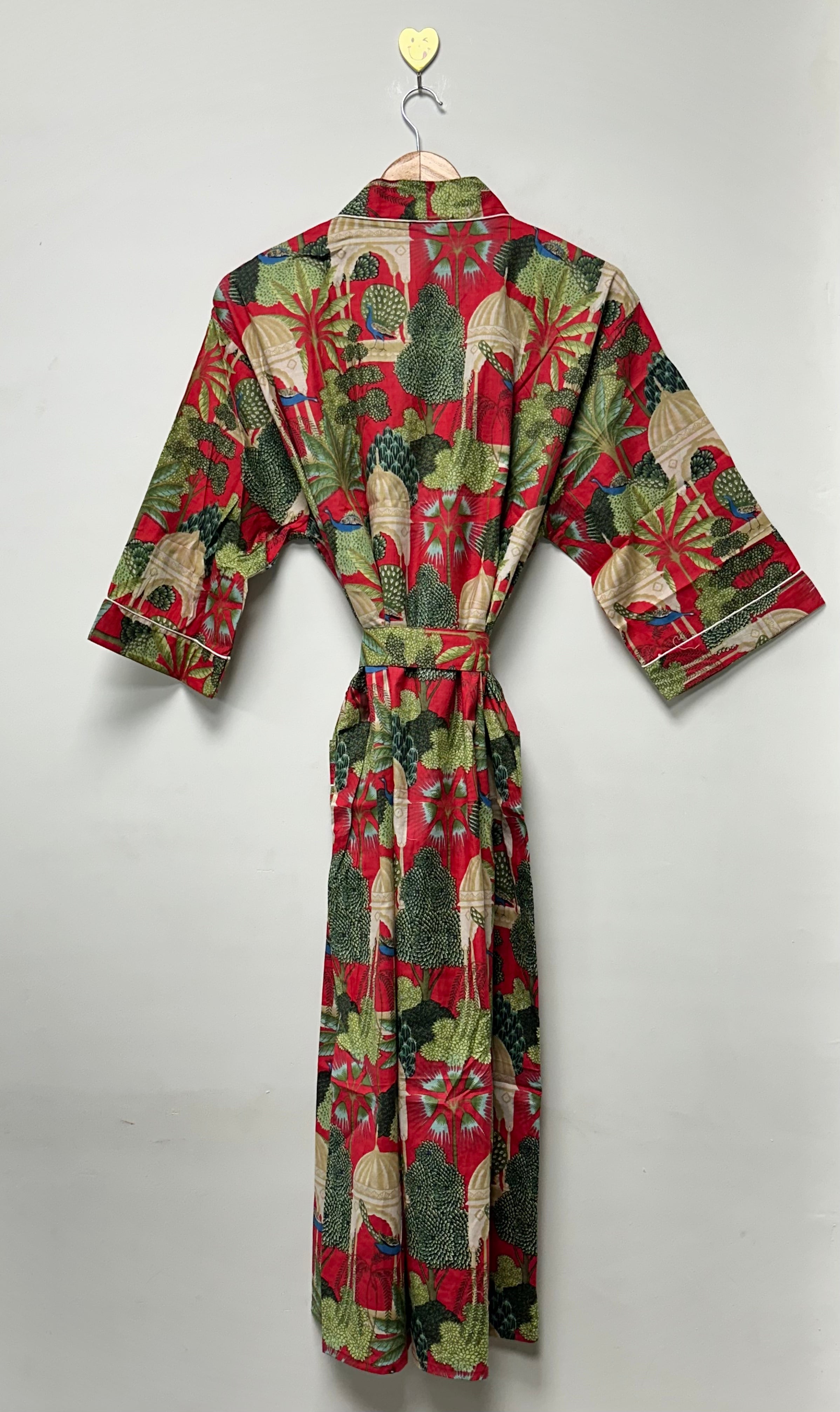 Floral Kimono Bathrobe For Women