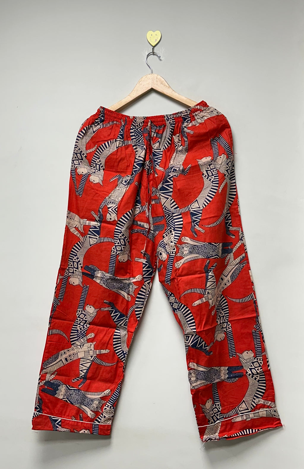 Cotton tiger print Night Suit for Women Handmade Pajama Set
