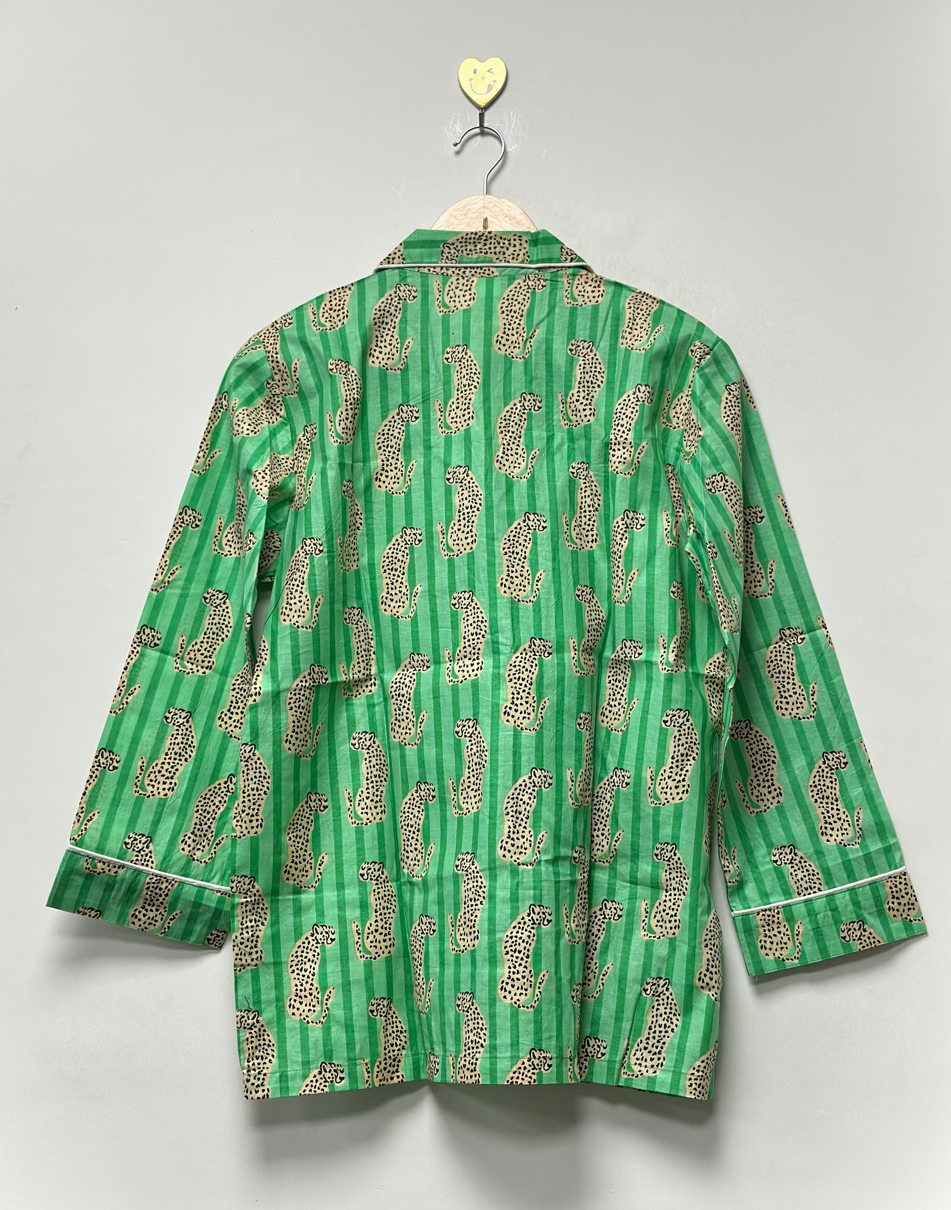 Women's Cotton Pajama Set Hand Block Print Soft Sleepwear