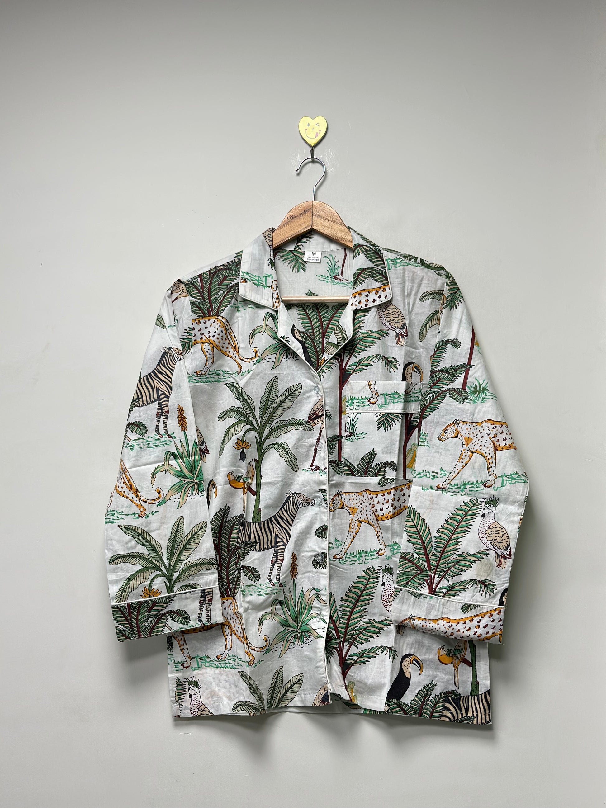 Floral Print Cotton PJ Set Handmade Lounge & Night Suit