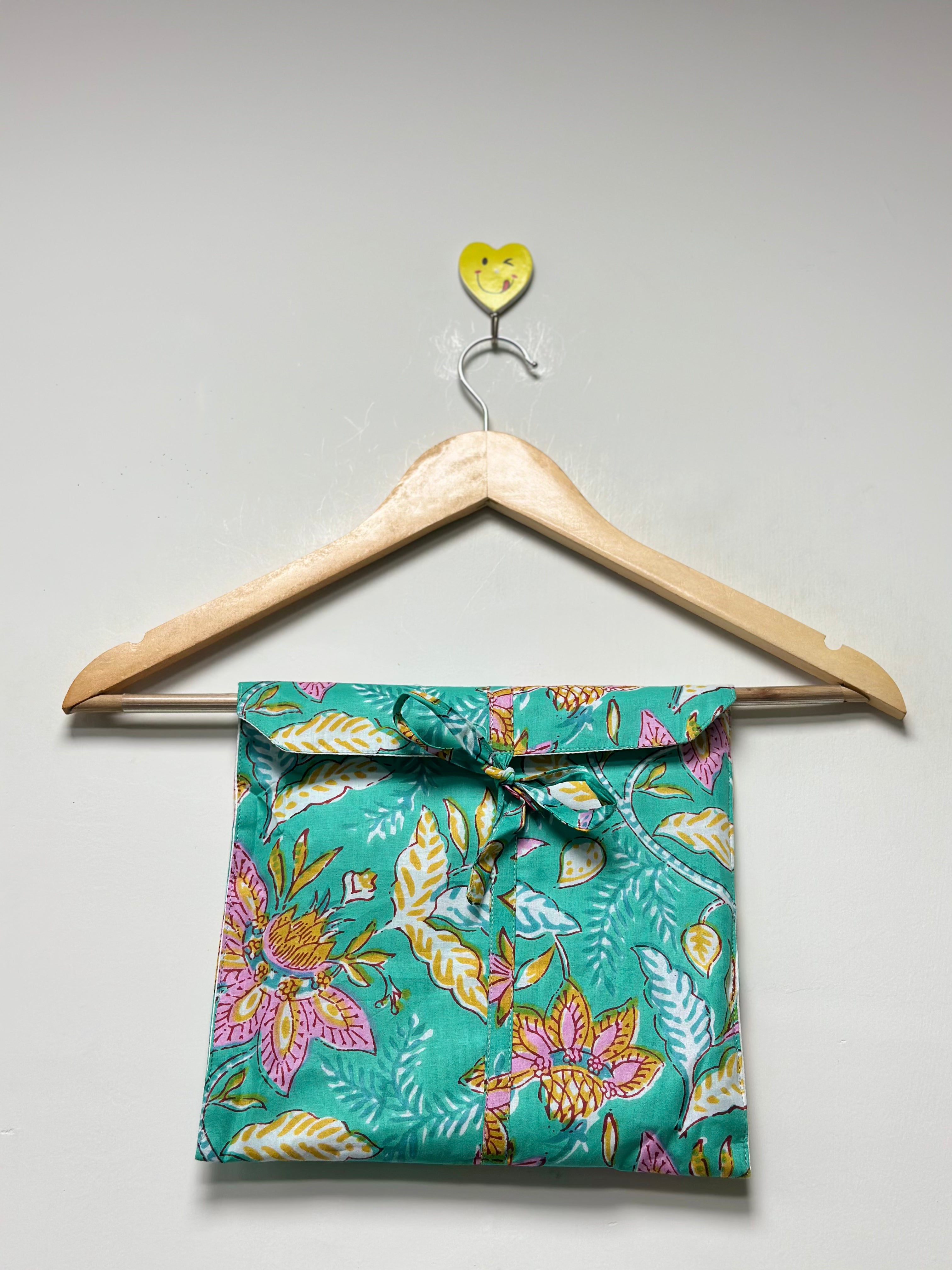Image of Floral Cotton Pajama Set Comfortable Women’s Sleepwear