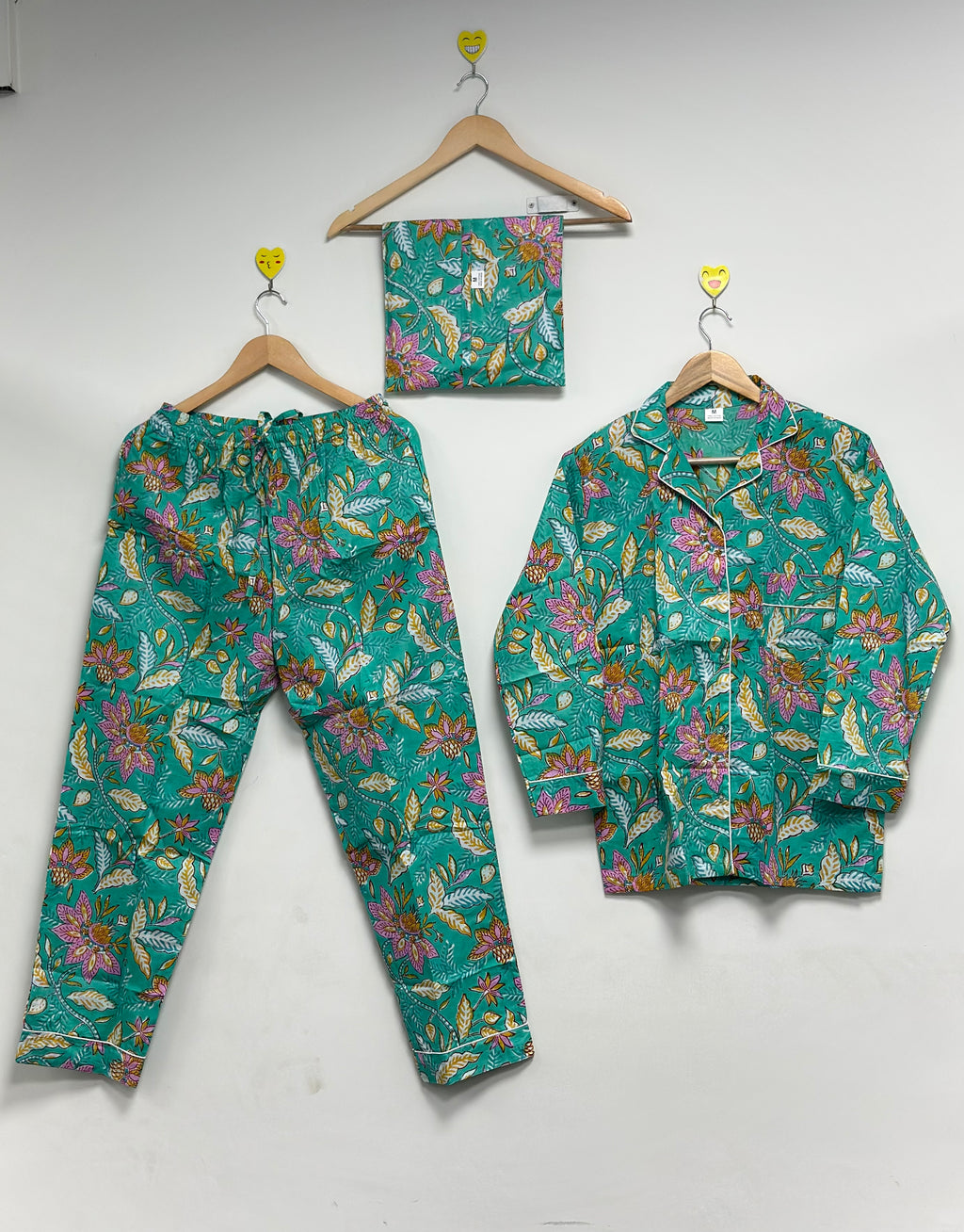 Floral Cotton Pajama Set Comfortable Women’s Sleepwear