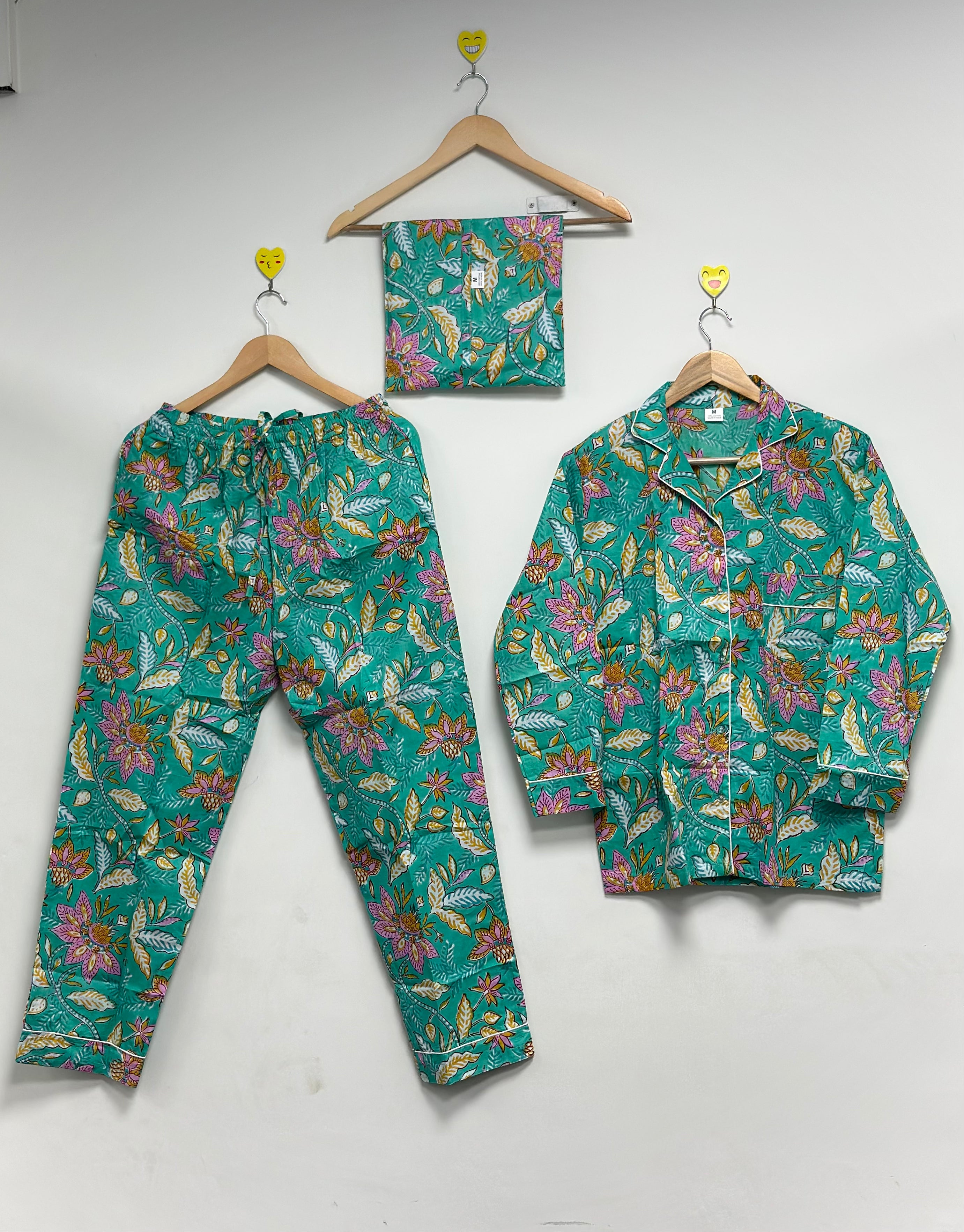Floral Cotton Pajama Set Comfortable Women’s Sleepwear
