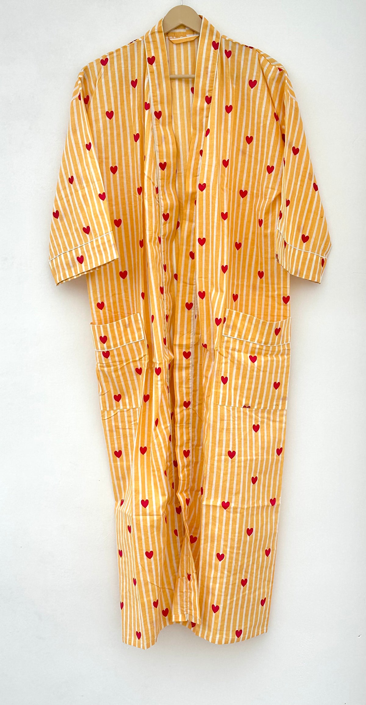 Printed Cotton Kimono for Women | Handmade Boho Robe Cover Up