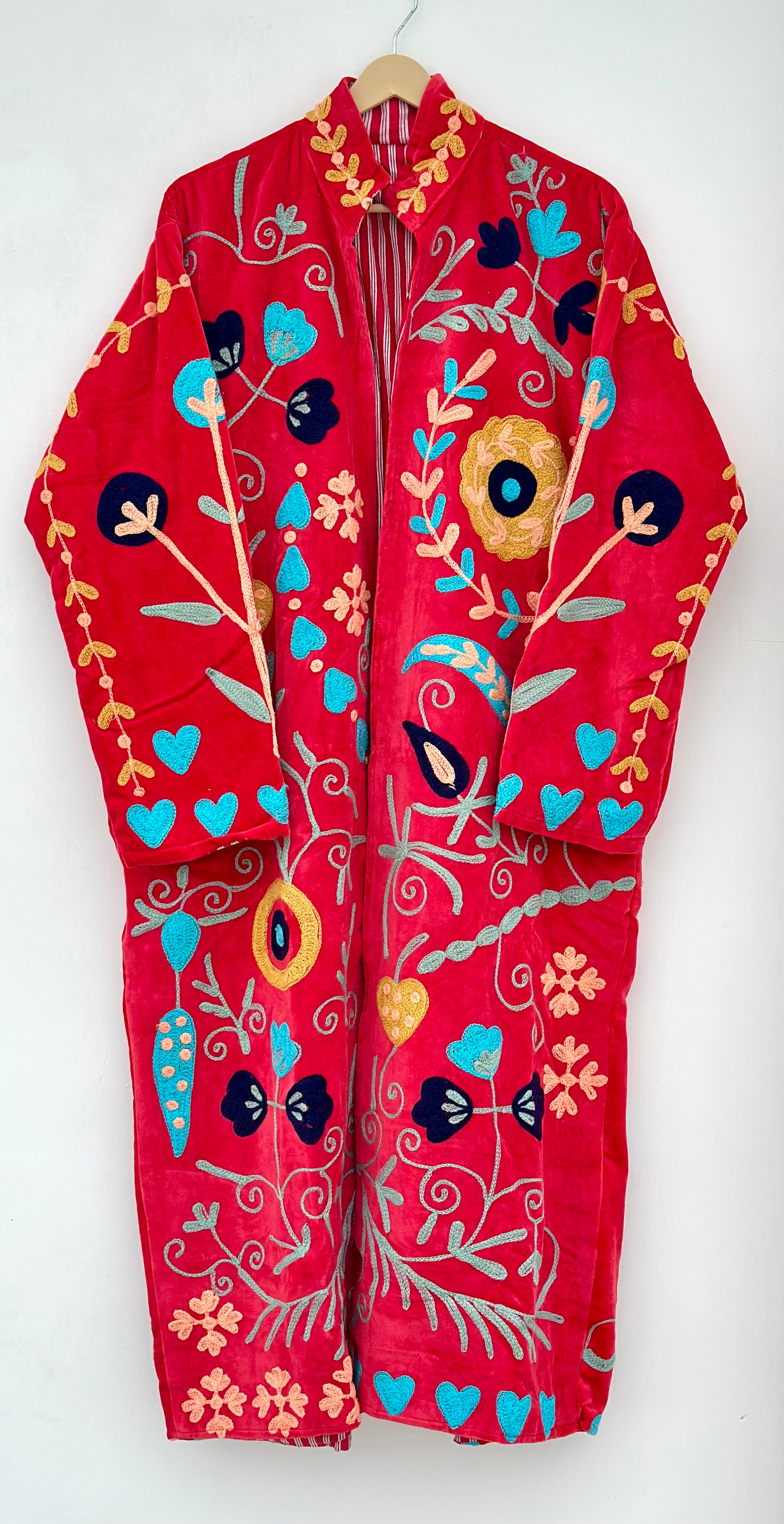 Image of Luxury Long Velvet Jacket