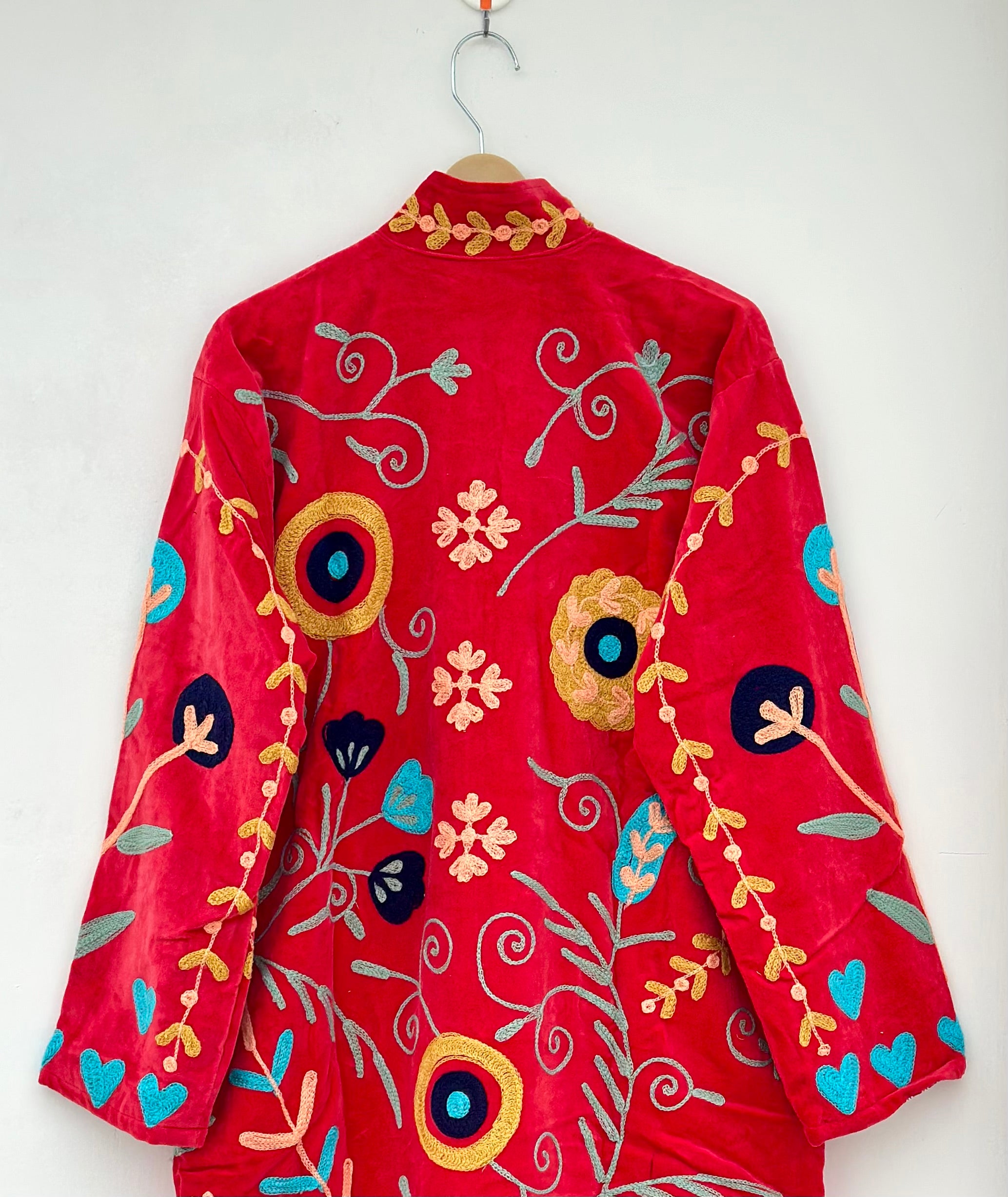 Image of Luxury Long Velvet Jacket