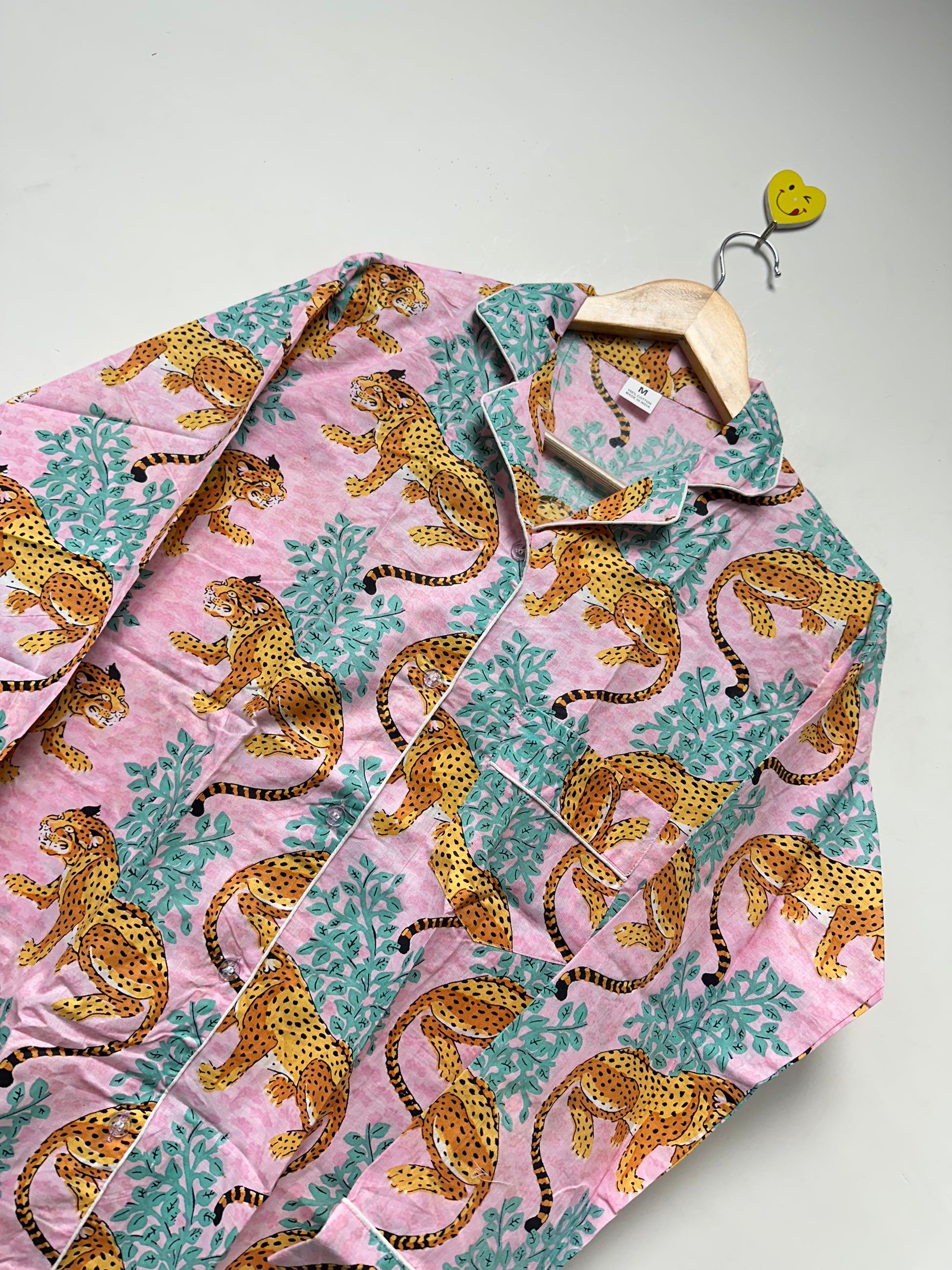 Women’s Floral Lounge Set Handmade Cotton Pajama Outfit