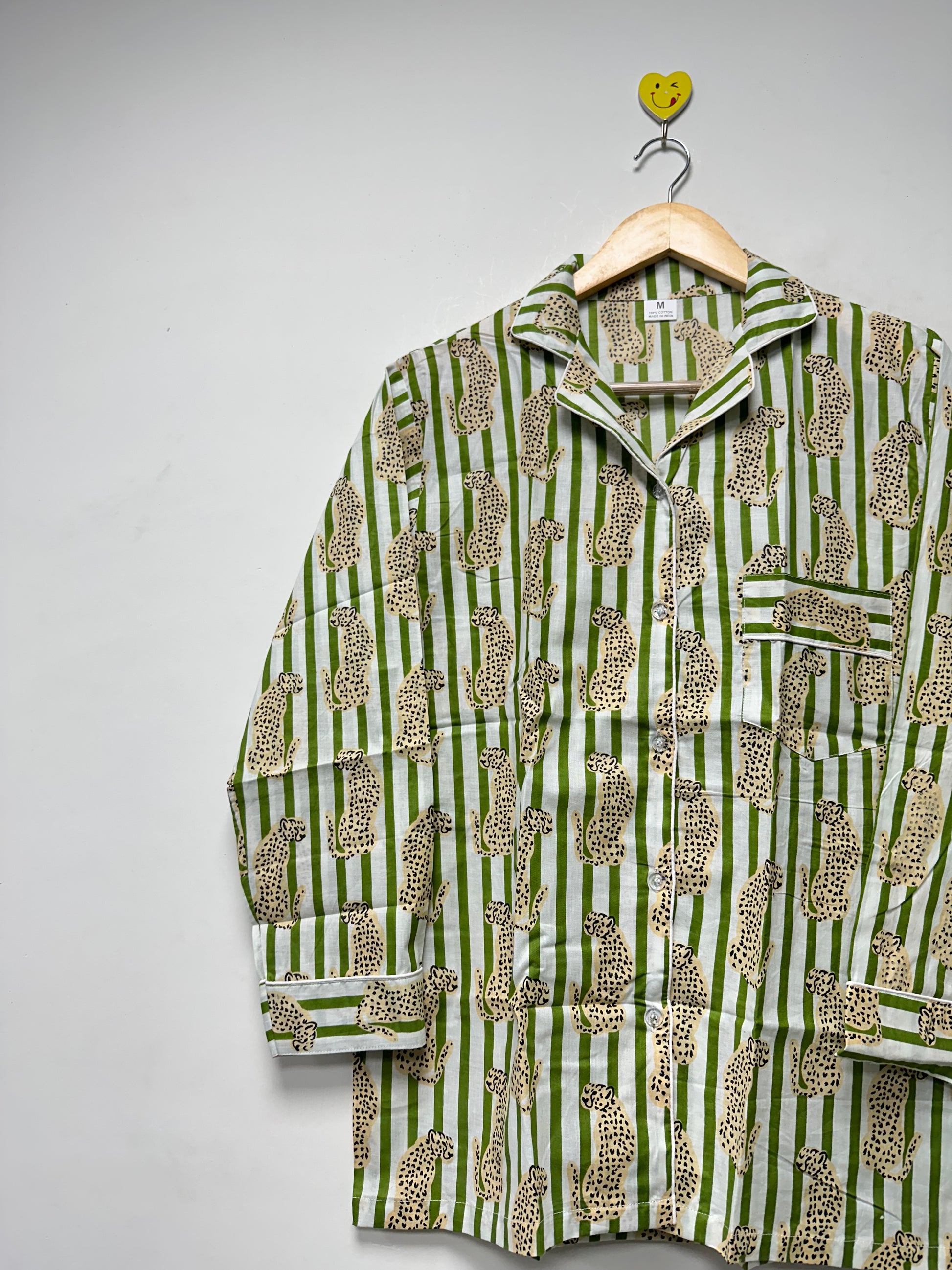 Striped Soft Night Suit Handmade Cotton PJ Set