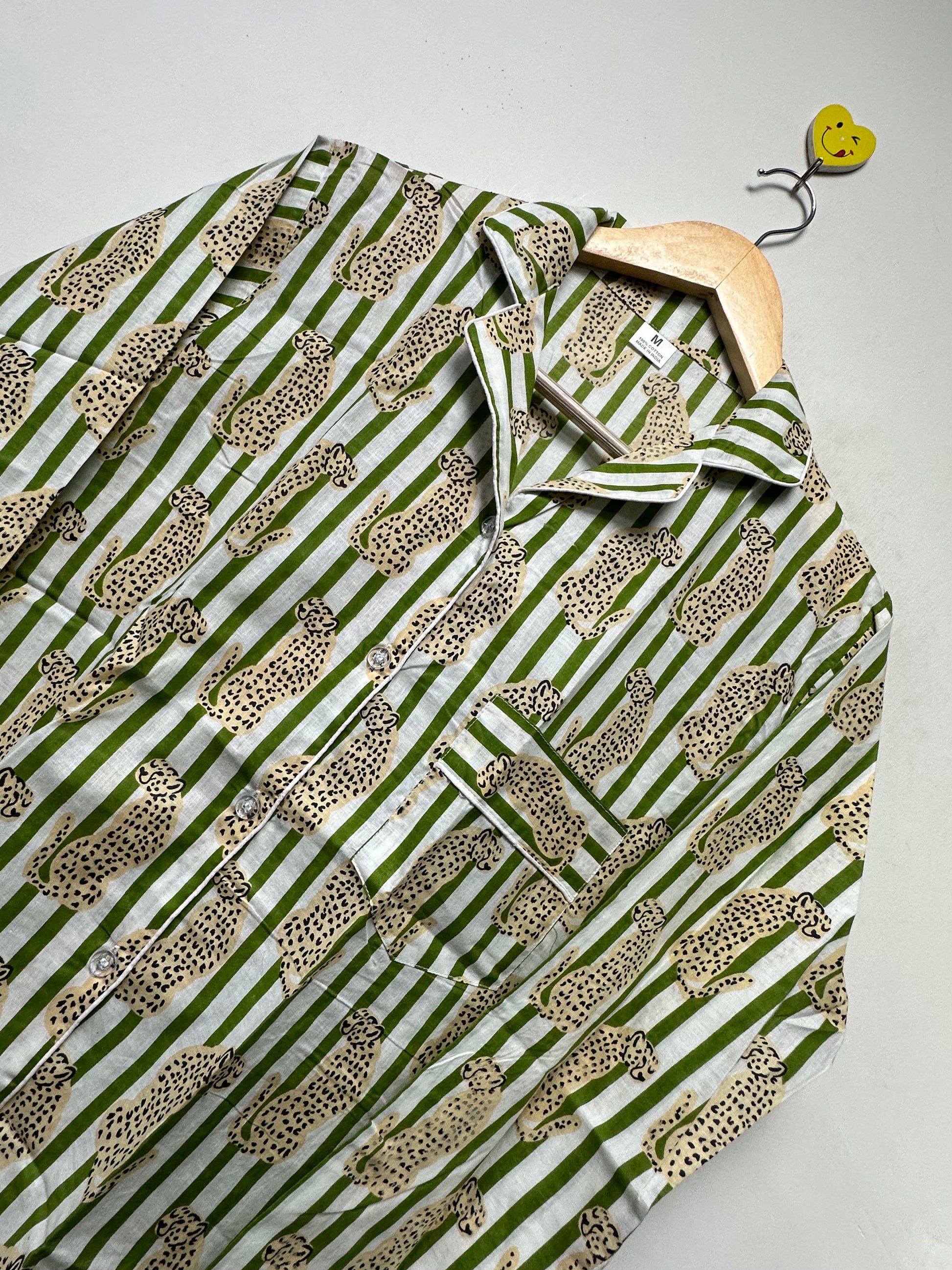 Striped Soft Night Suit Handmade Cotton PJ Set