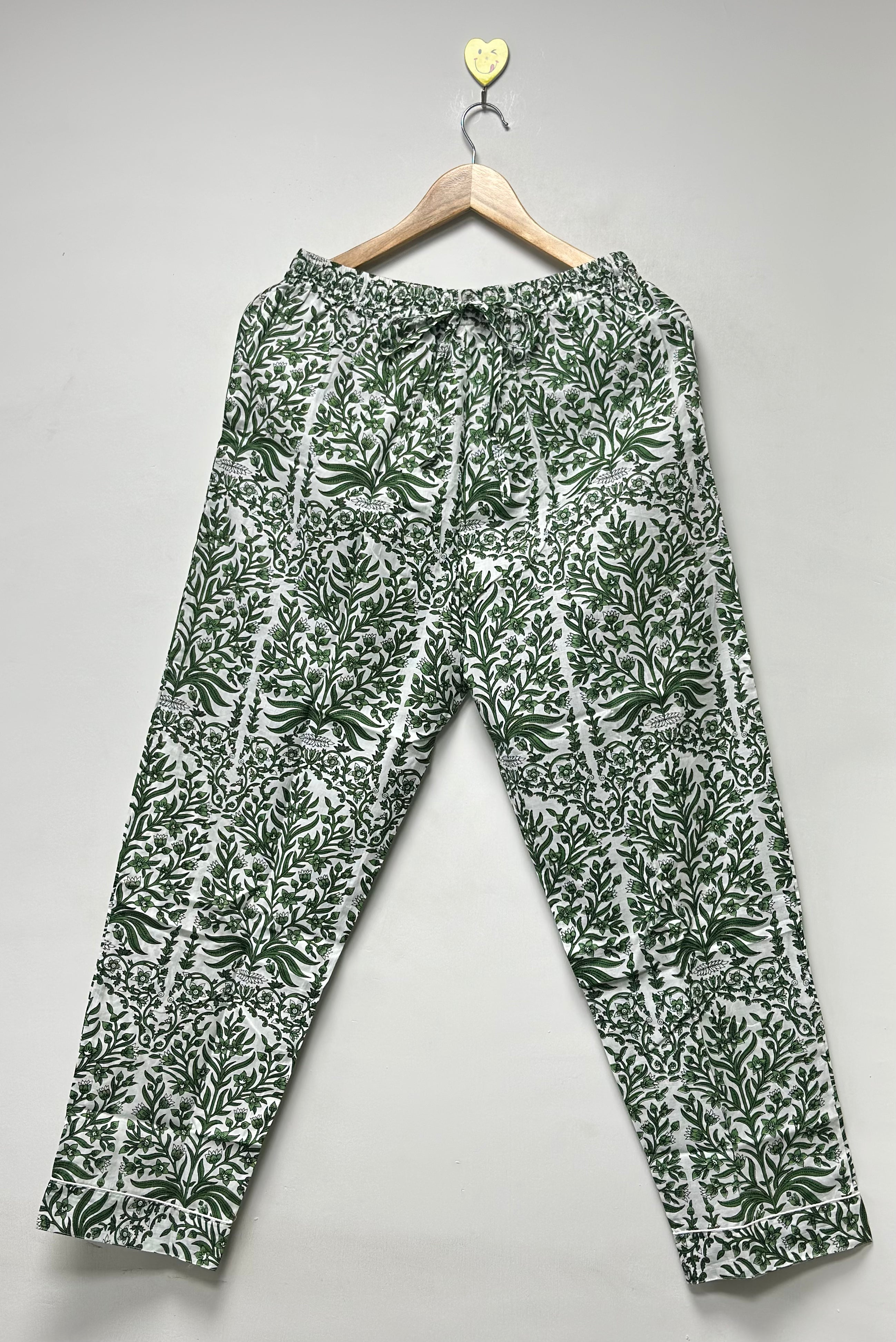 Image of Vintage Floral Pajama Set printed Cotton Lounge Wear