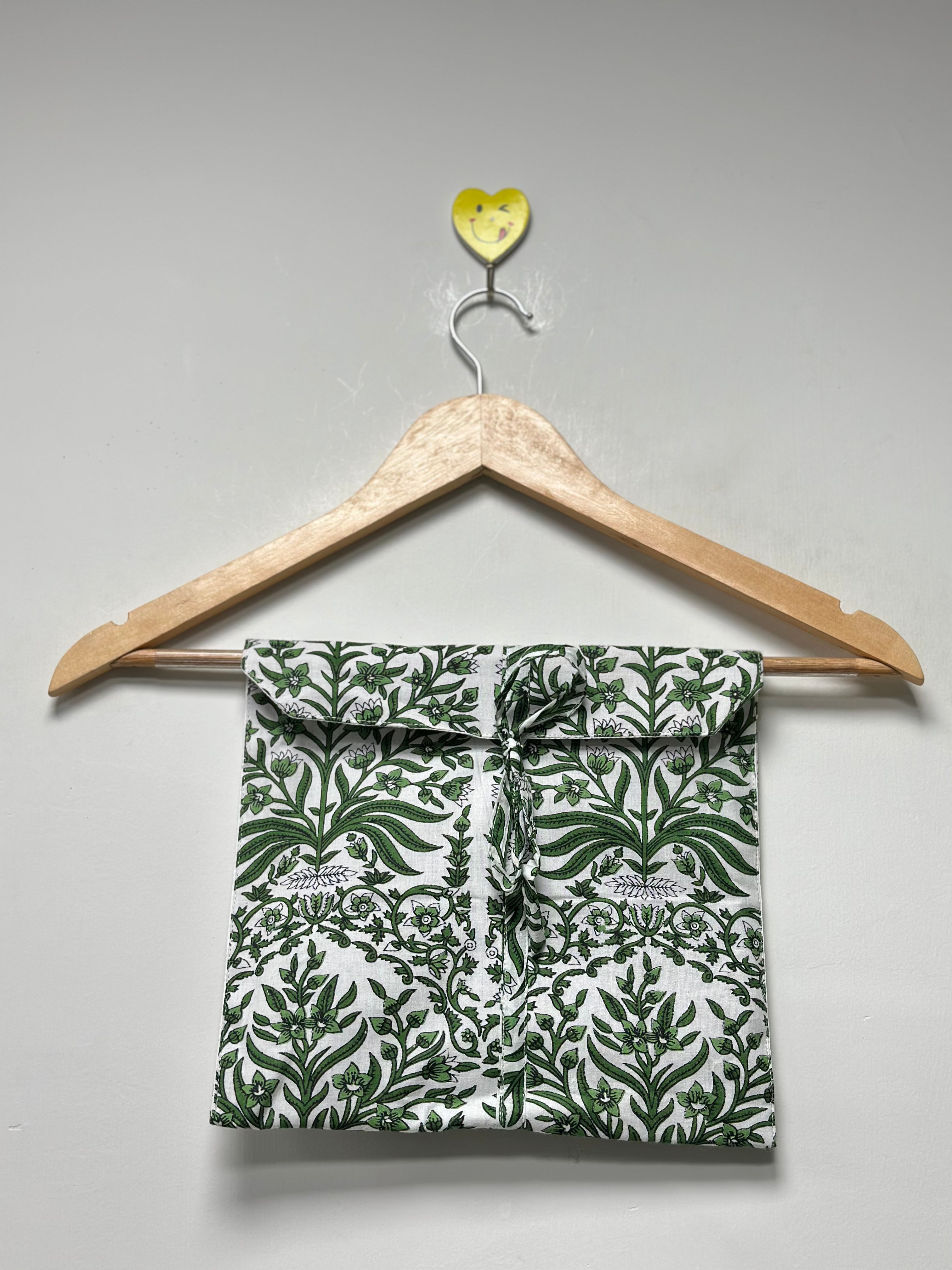 Vintage Floral Pajama Set printed Cotton Lounge Wear
