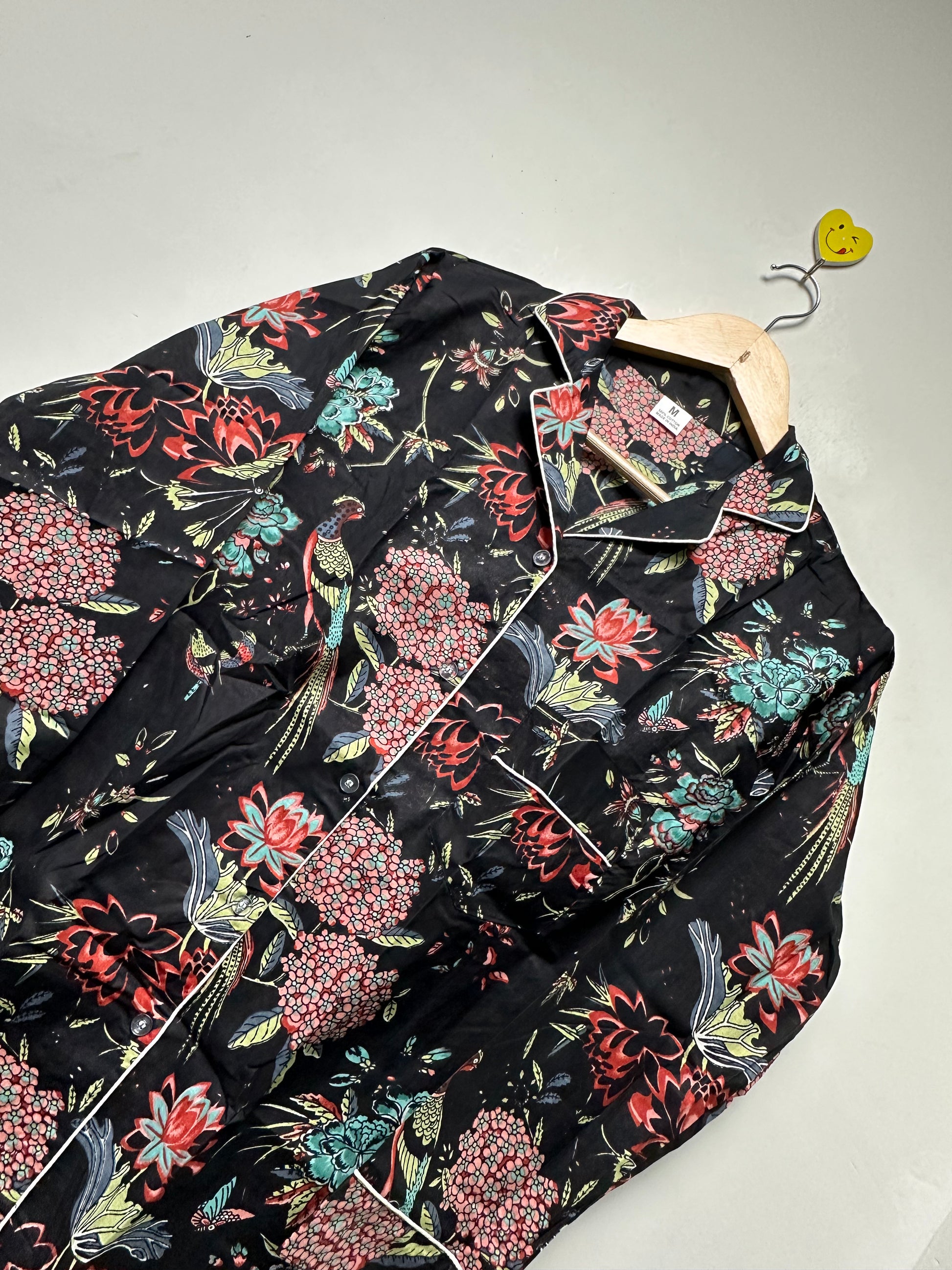 Women’s Soft Cotton Night Suit Handmade Floral Pajama Set