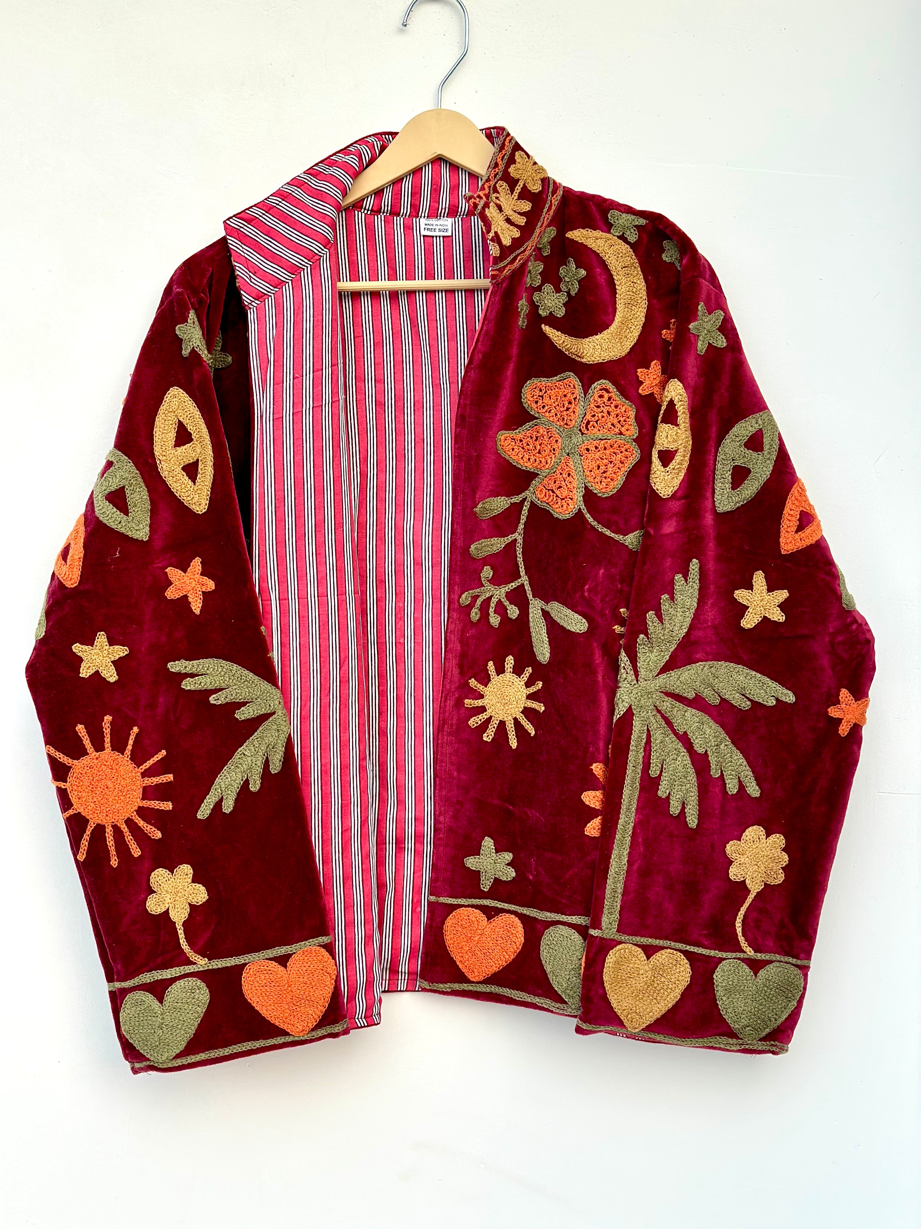 Image of Suzani Velvet Jacket for Women