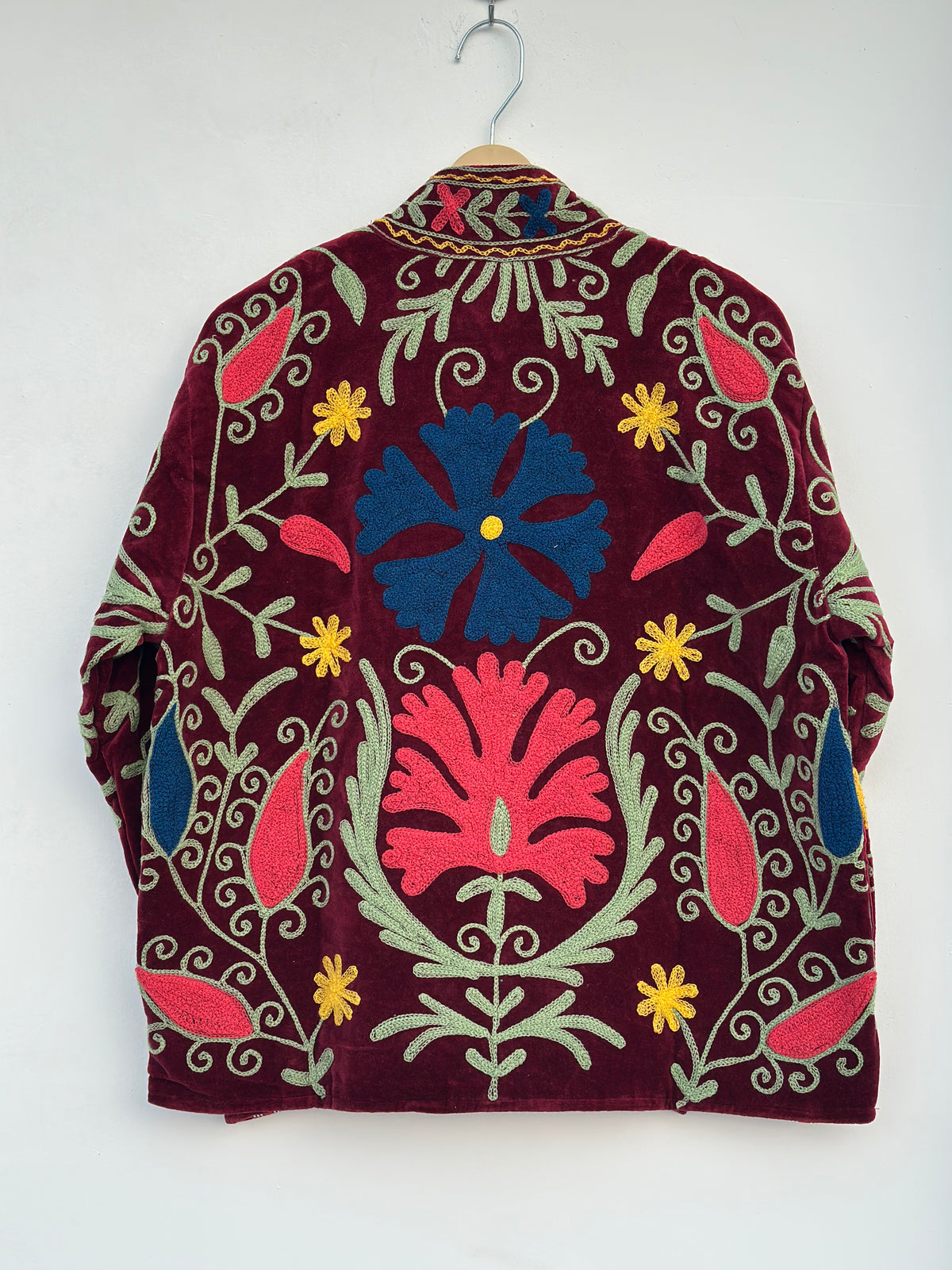 Velvet Suzani Embroidered Jacket