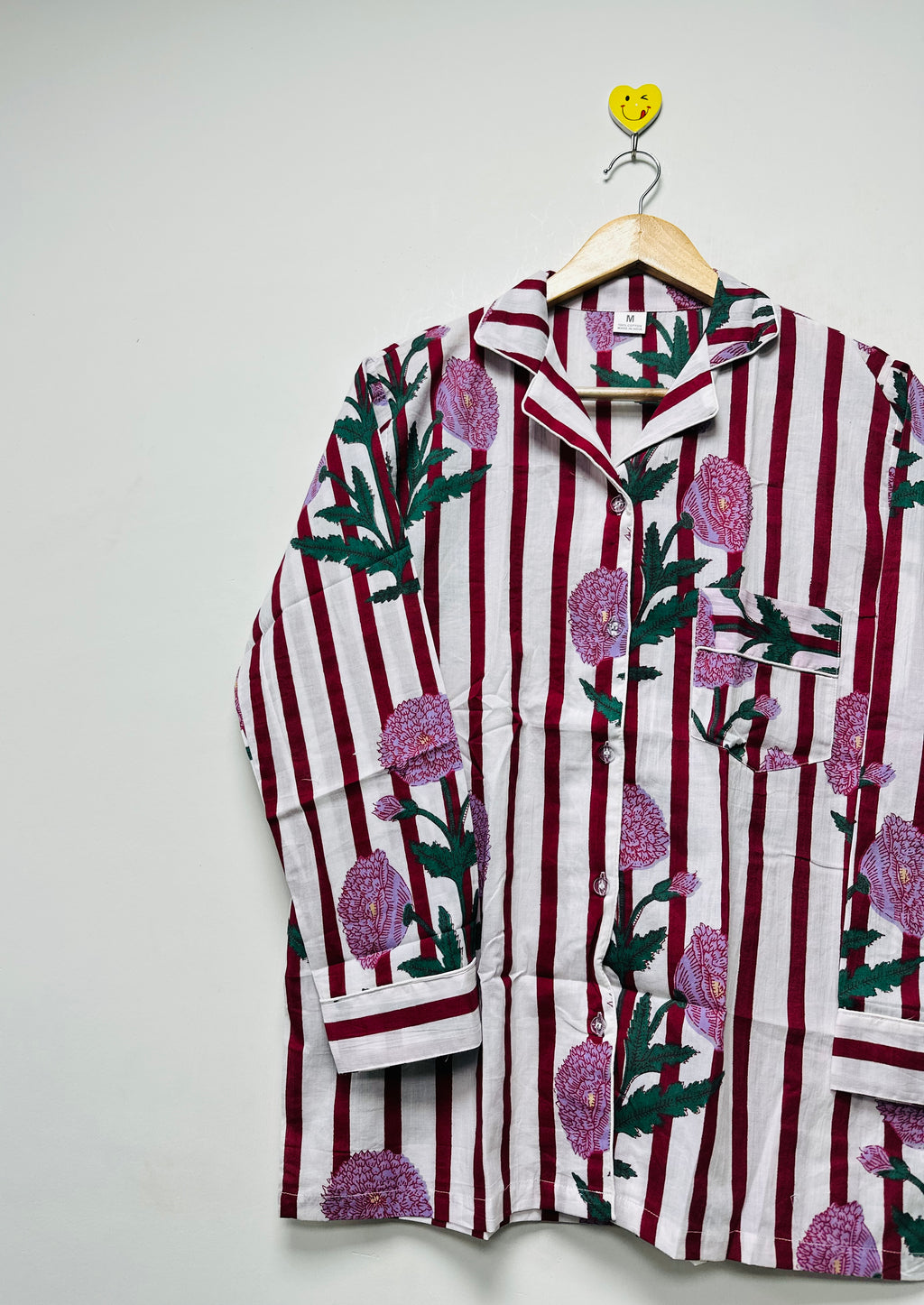 Handmade Floral Sleepwear Set Women’s Soft Cotton PJ
