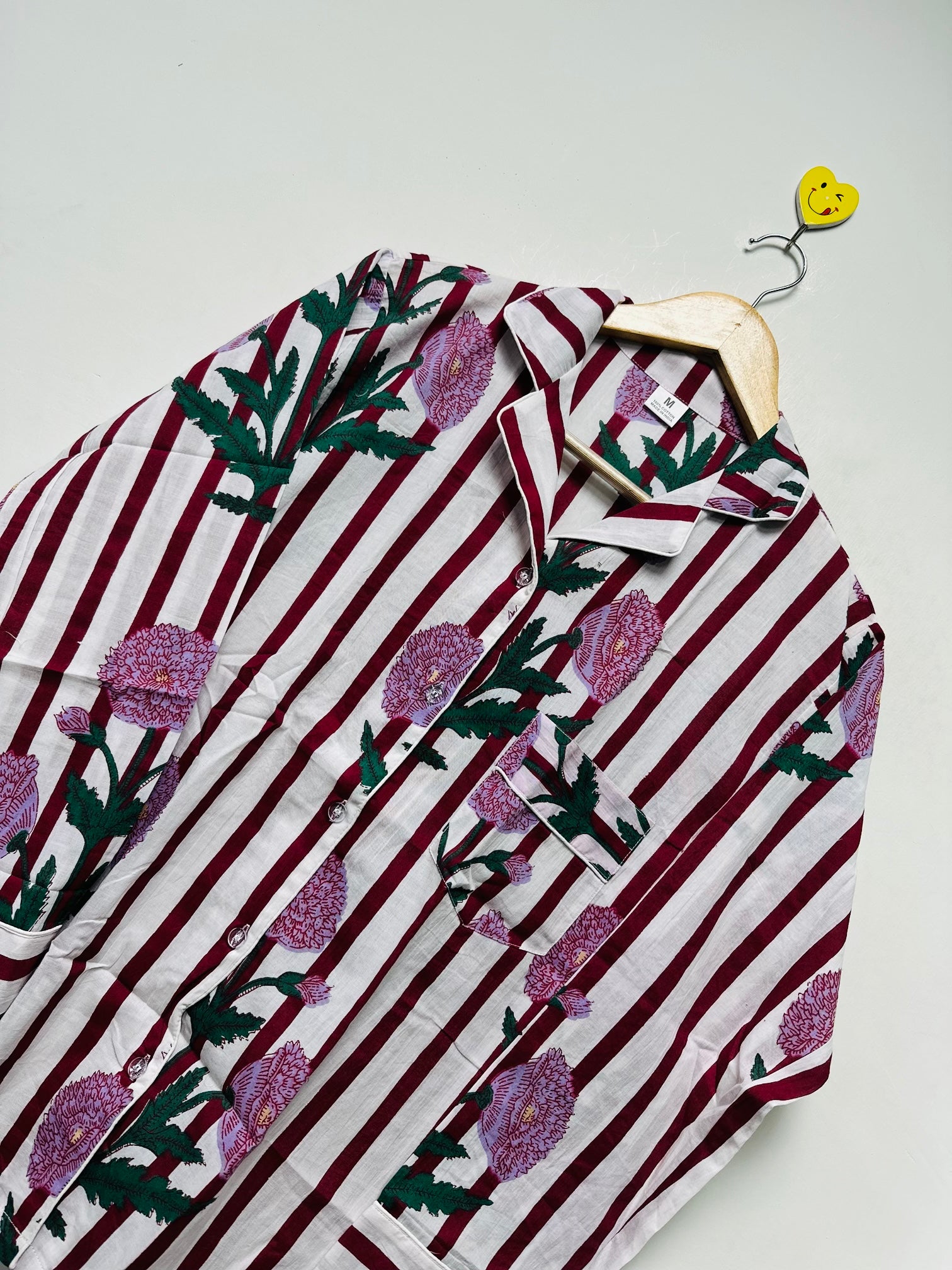 Handmade Floral Sleepwear Set Women’s Soft Cotton PJ