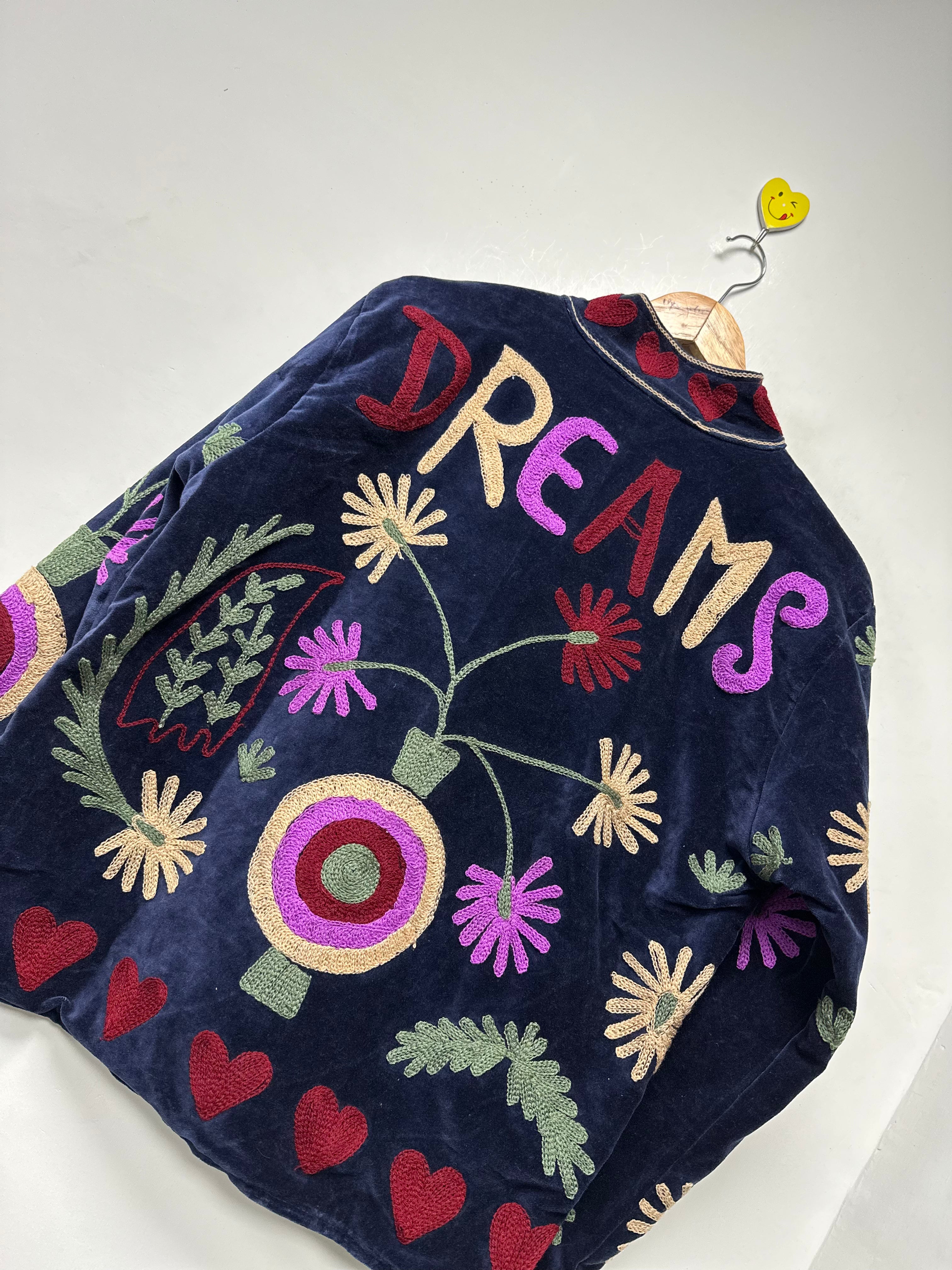 Bohemian velvet Handmade Jacket