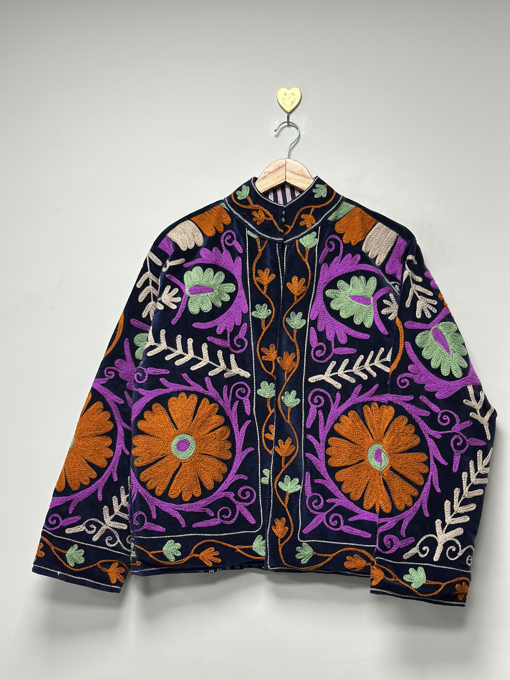 Unique Floral Suzani Jacket Handmade Ethnic Cotton Wear