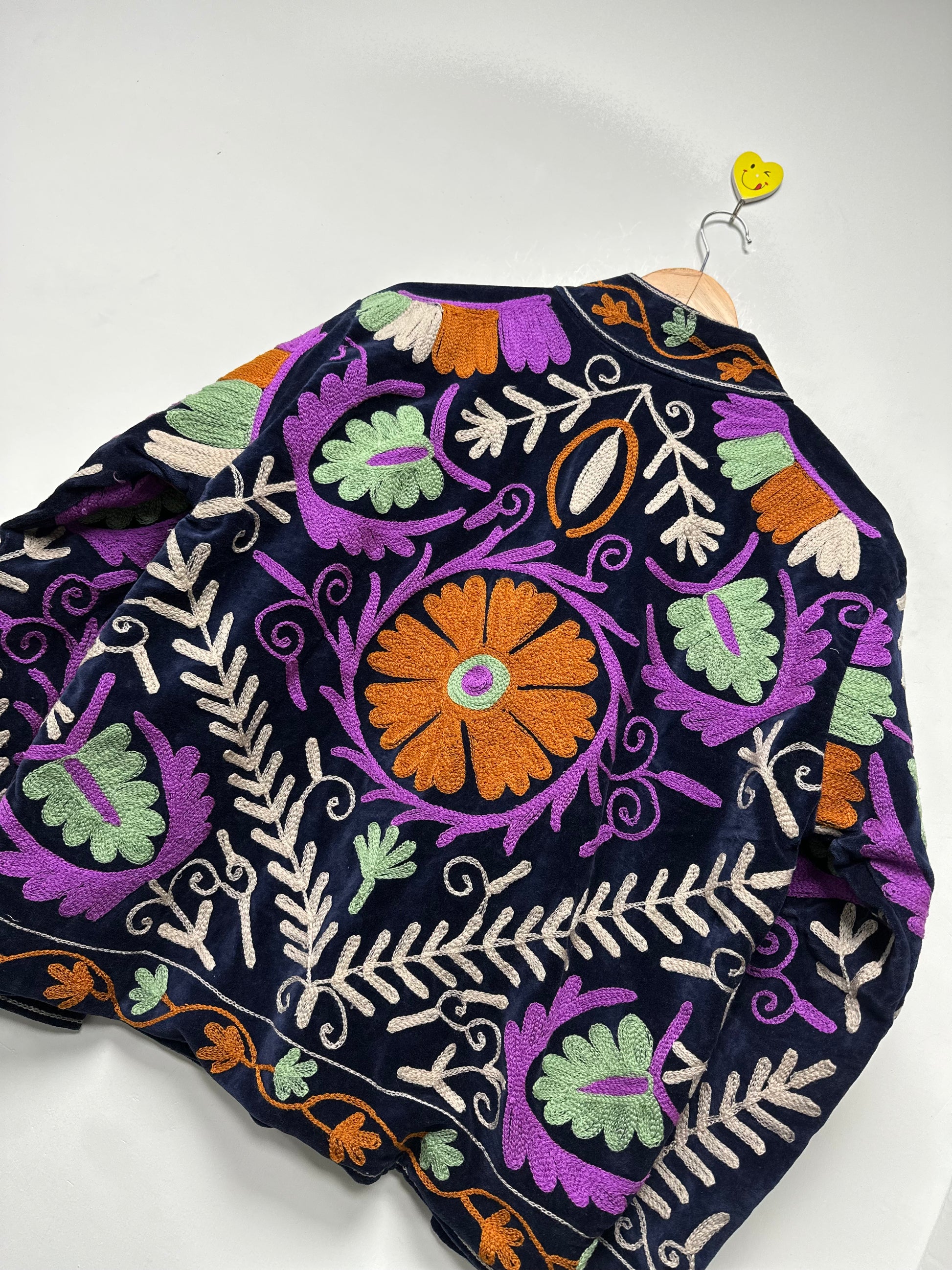 Unique Floral Suzani Jacket Handmade Ethnic Cotton Wear