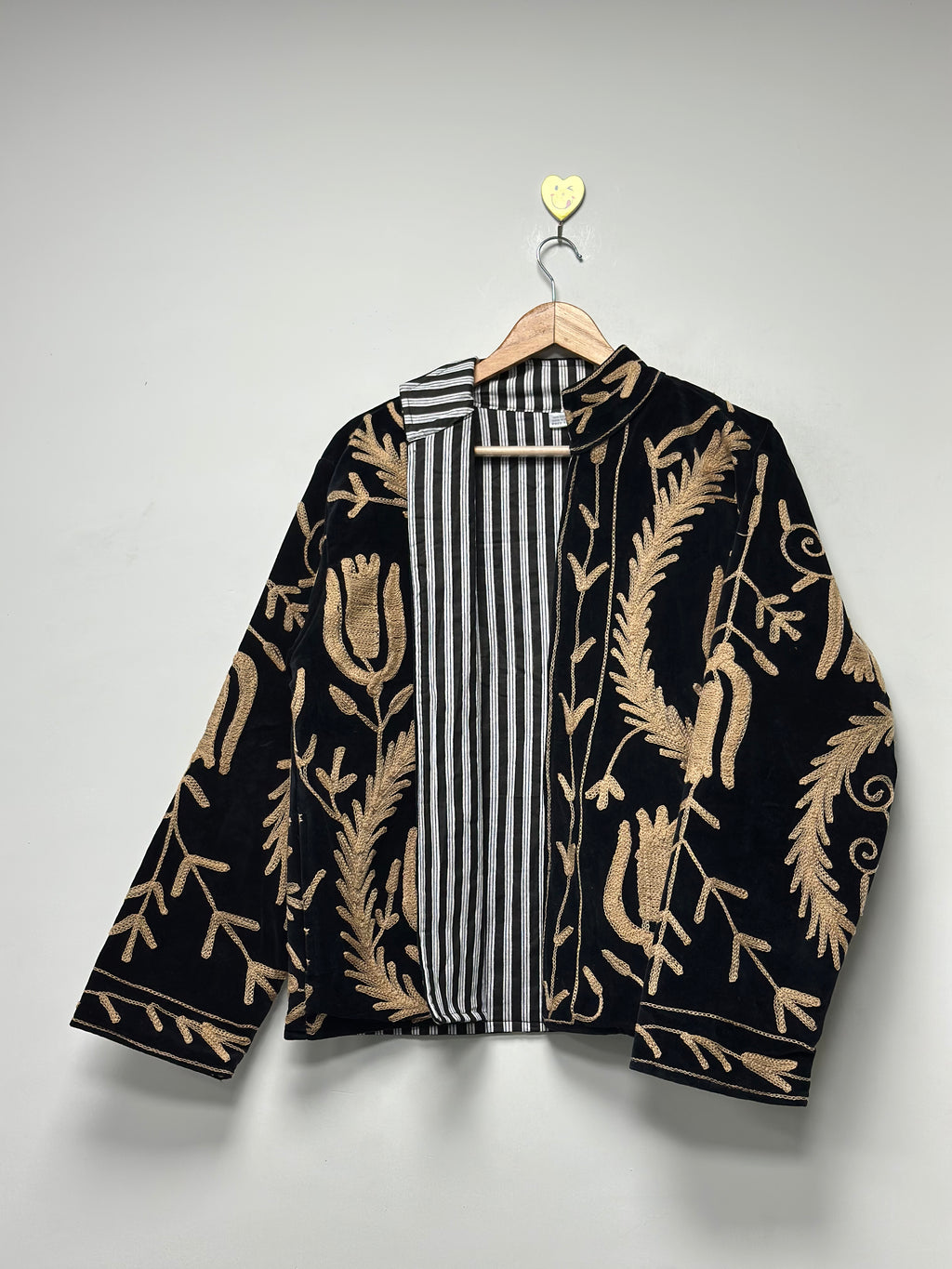 Women’s Handmade Suzani Jacket Floral Cotton Embroidery