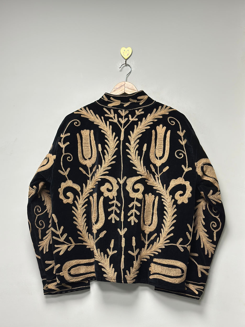 Women’s Handmade Suzani Jacket Floral Cotton Embroidery
