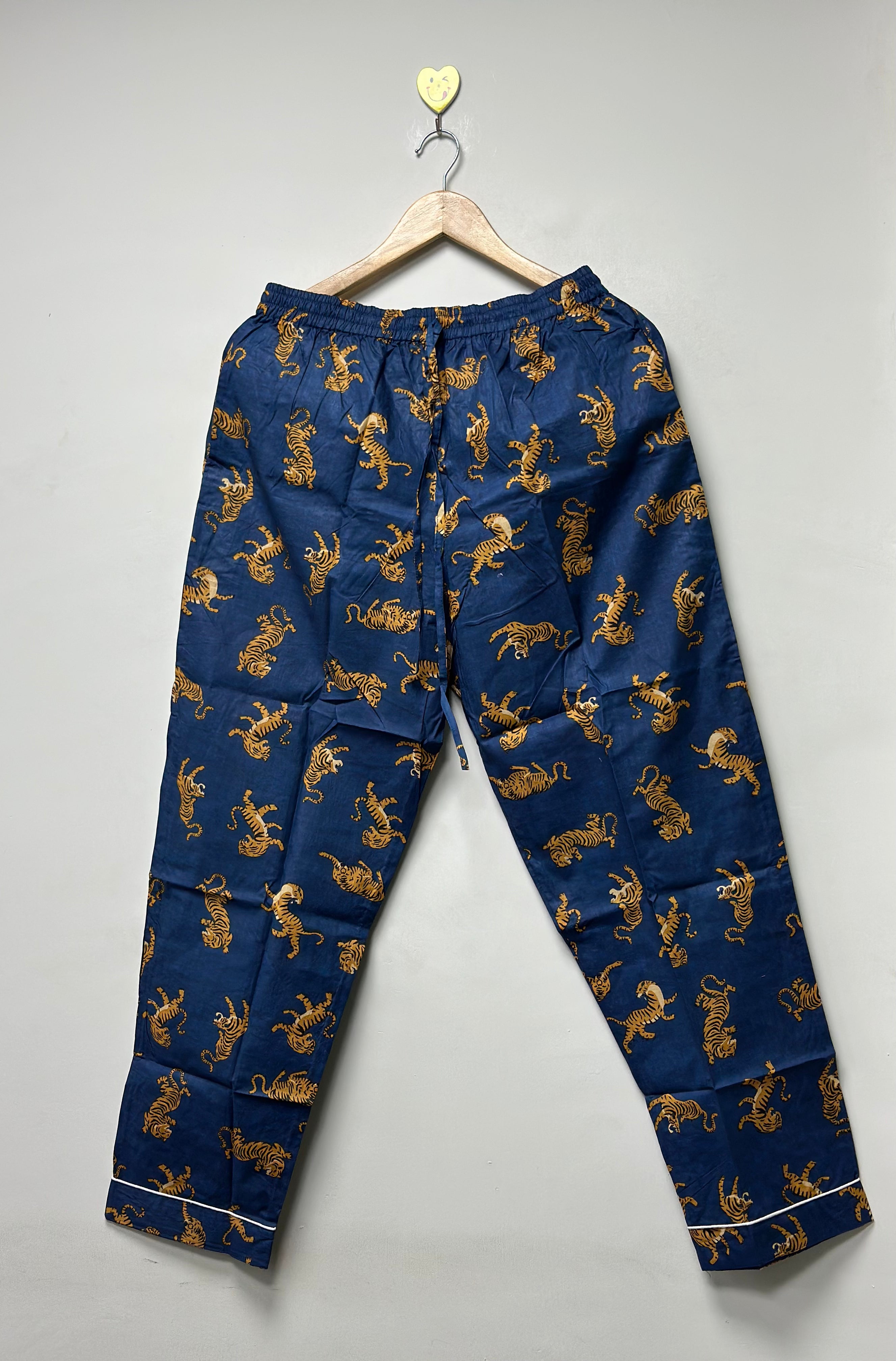 Boho Floral Cotton PJ Set for Women Handmade Comfort Wear