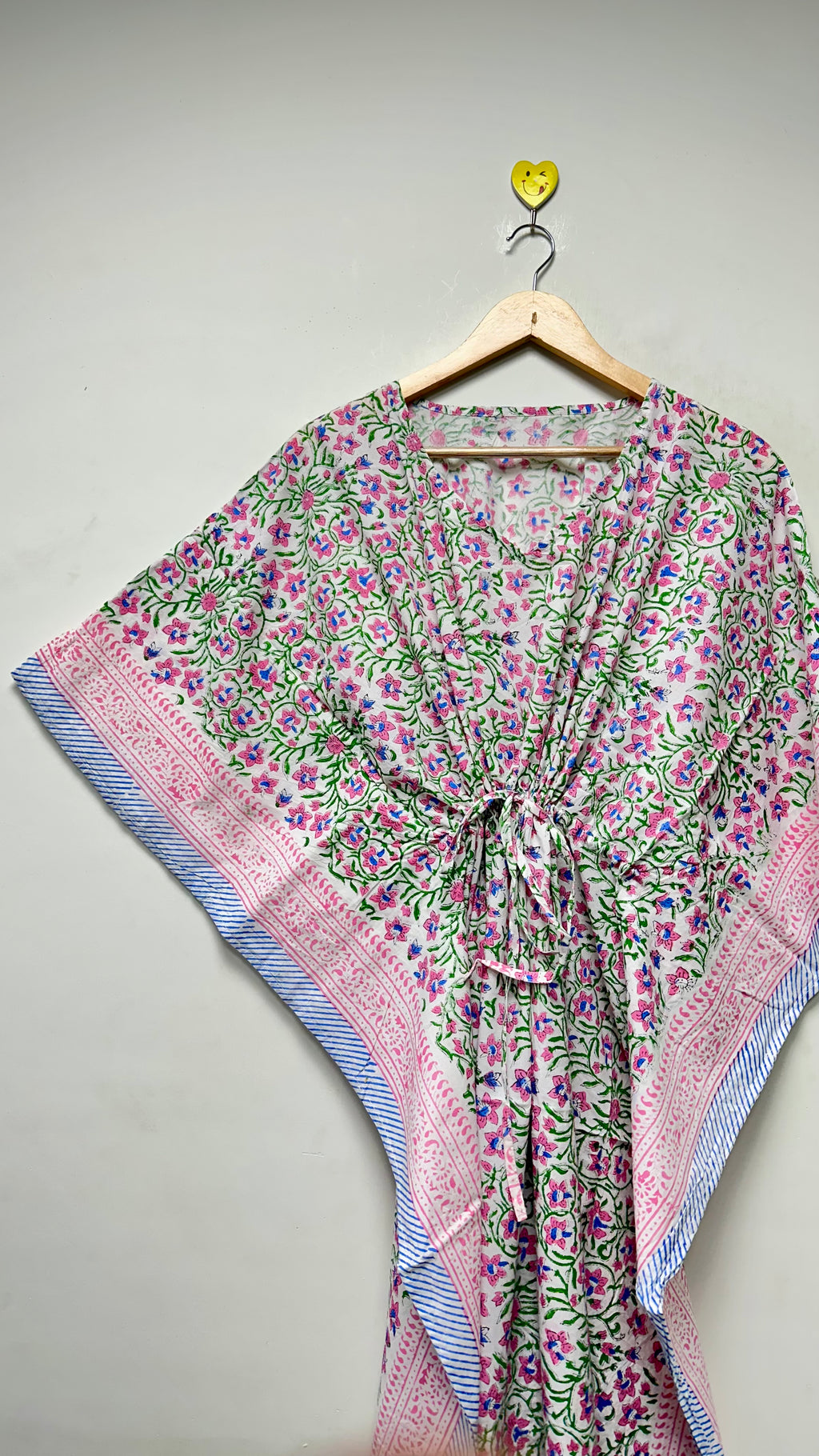 Handmade Floral Cotton Kaftan for Women Premium Printed Kaftan womens