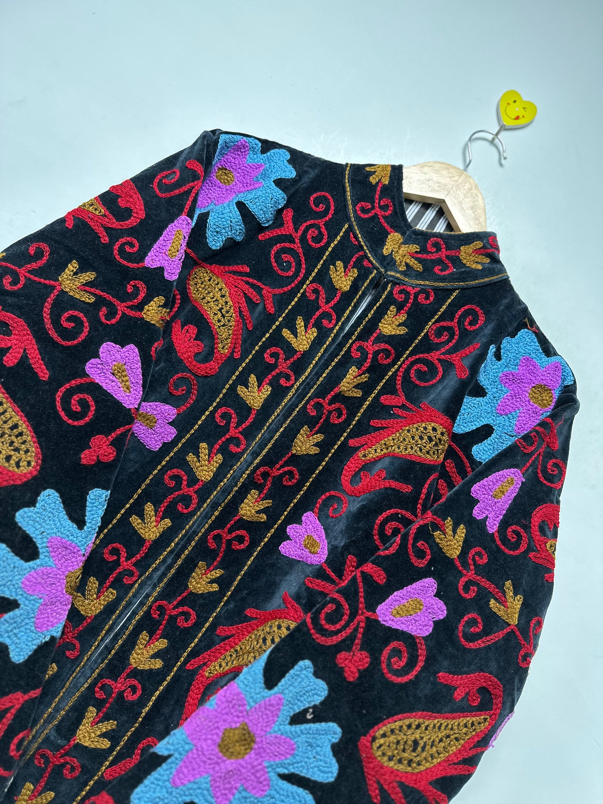 Stylish Handmade Suzani Jacket Vintage Boho Cotton Coat
