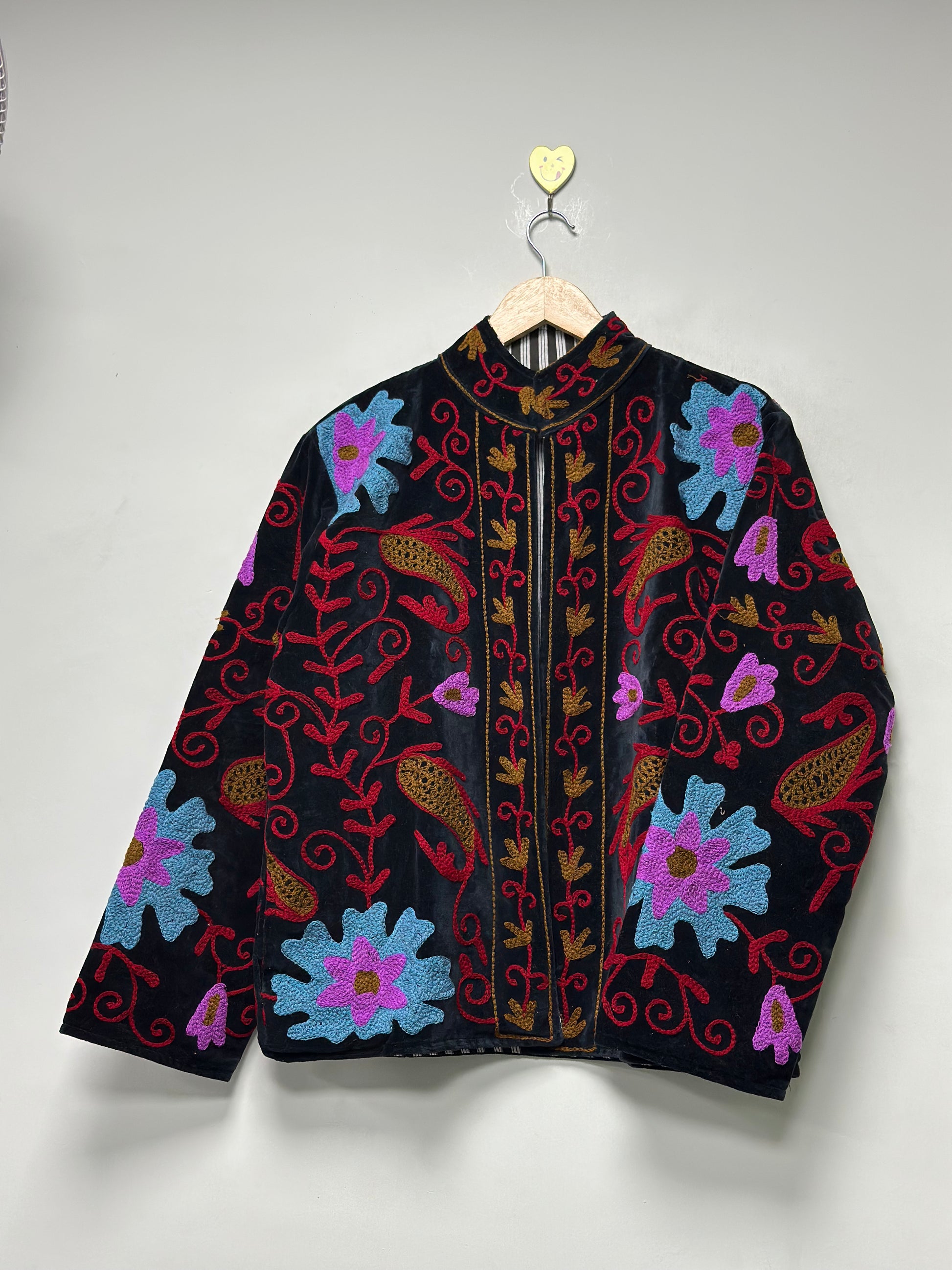 Stylish Handmade Suzani Jacket Vintage Boho Cotton Coat