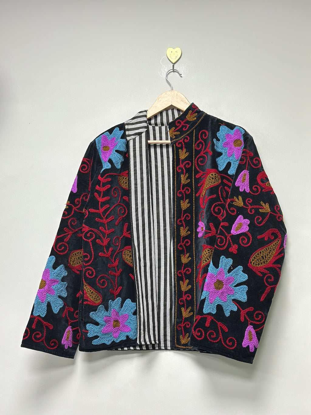 Stylish Handmade Suzani Jacket Vintage Boho Cotton Coat