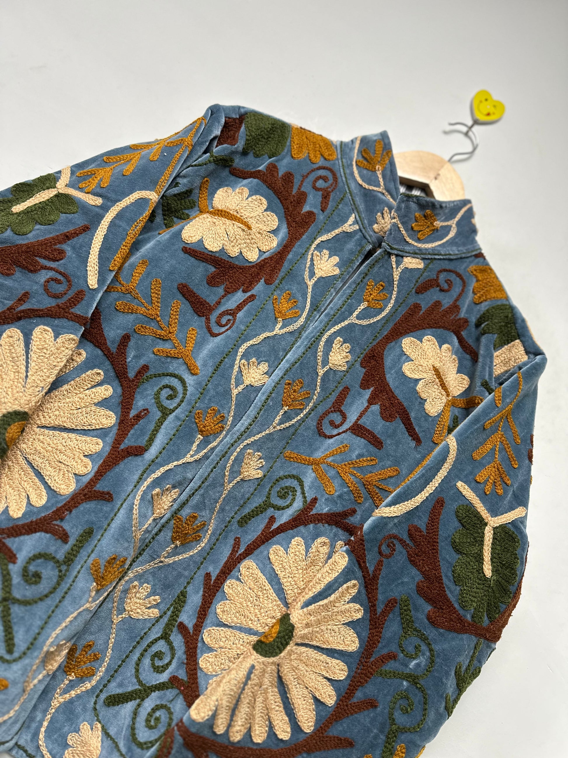 Colorful Bohemian Cotton Suzani Jacket