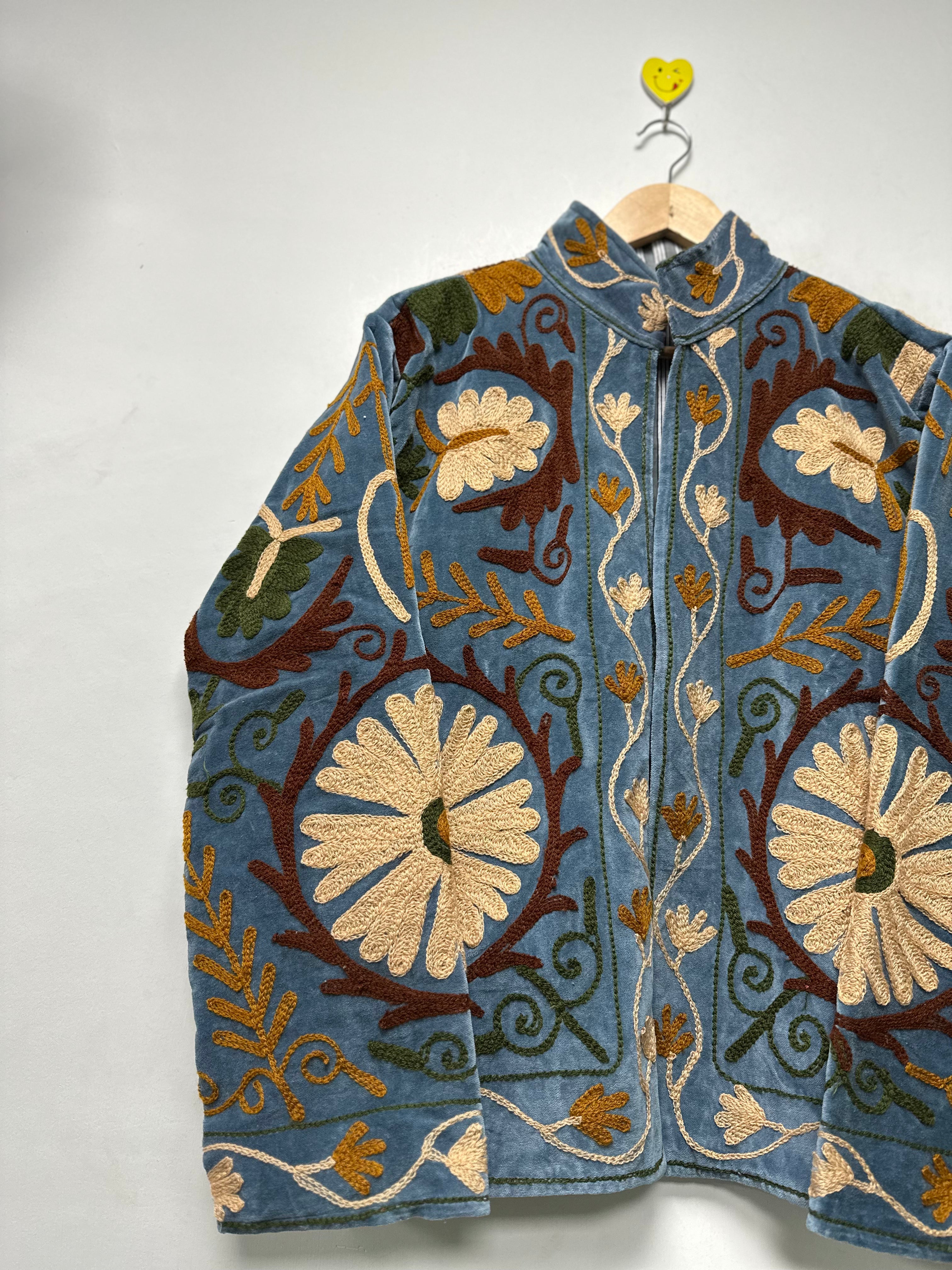 Image of Colorful Bohemian Cotton Suzani Jacket
