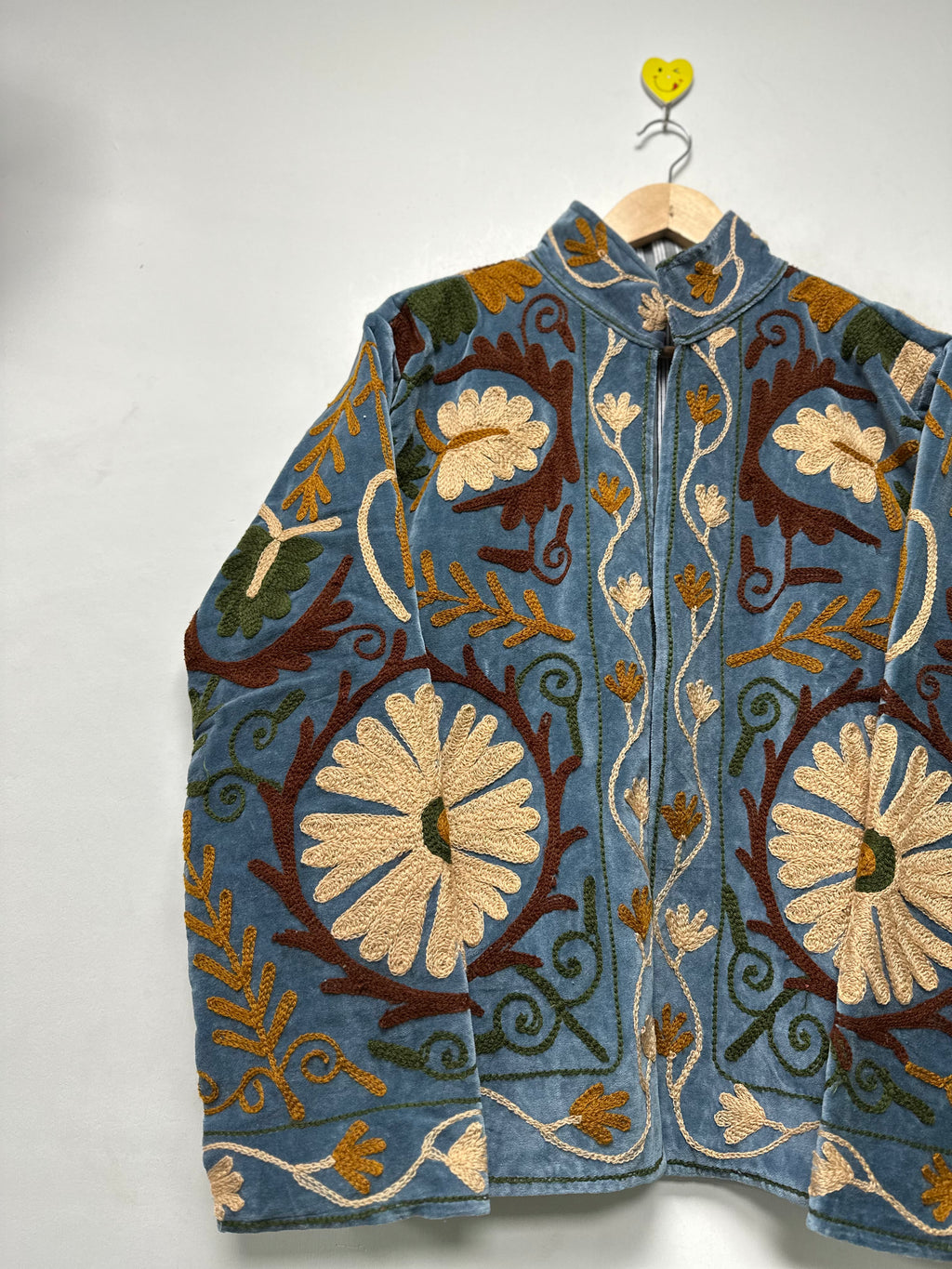 Colorful Bohemian Cotton Suzani Jacket