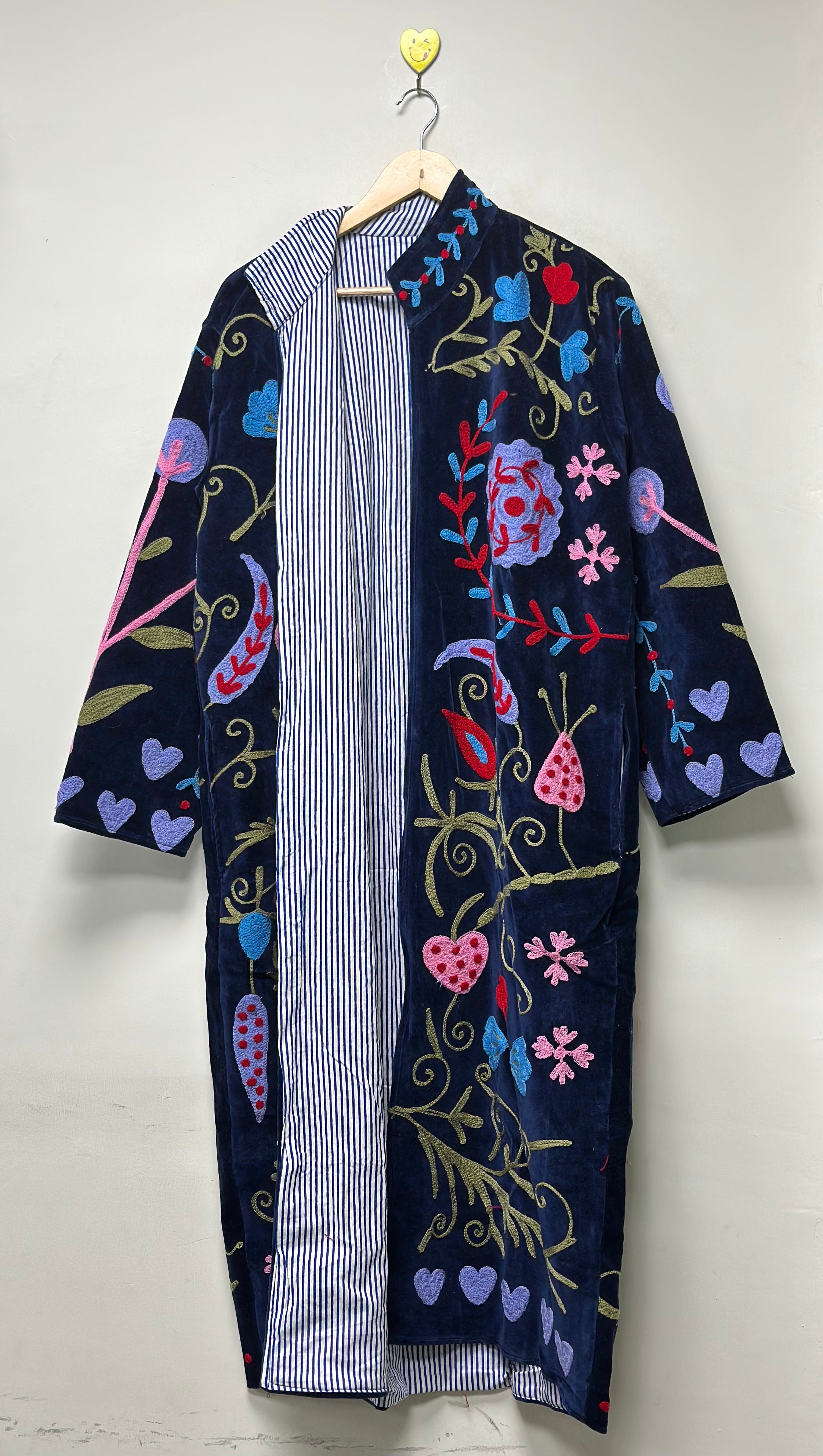 Image of Long Velvet Suzani Jacket