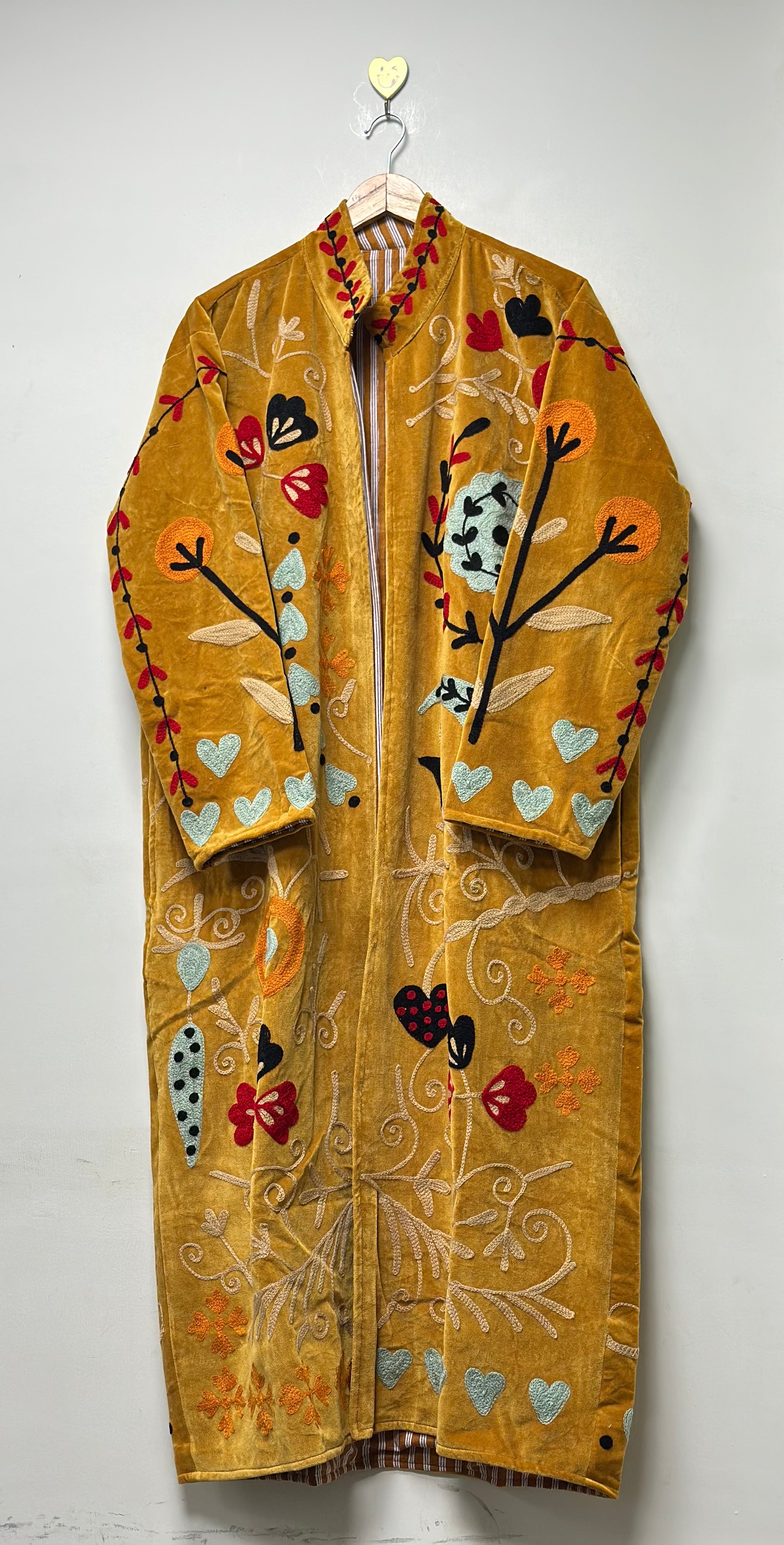 Image of Handmade Embroidered Kimono Robe